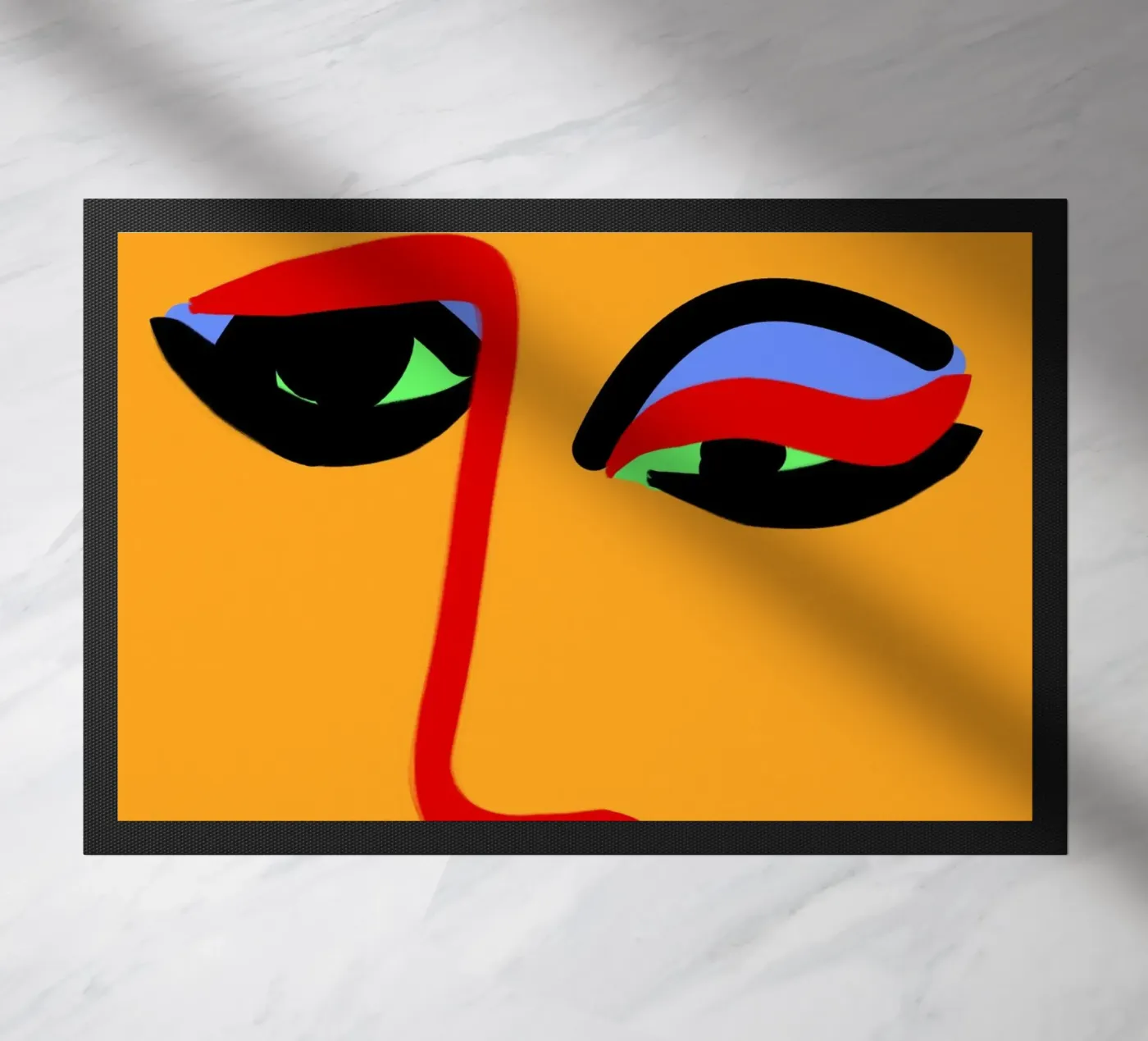 Soft Vibrations doormat by Mike Leymi