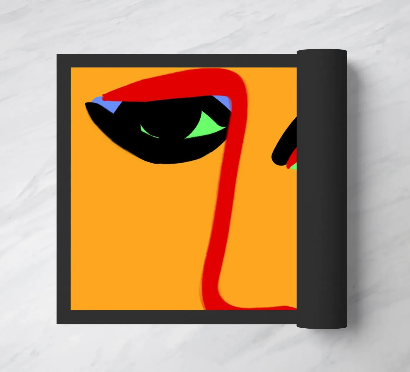 Soft Vibrations doormat by Mike Leymi