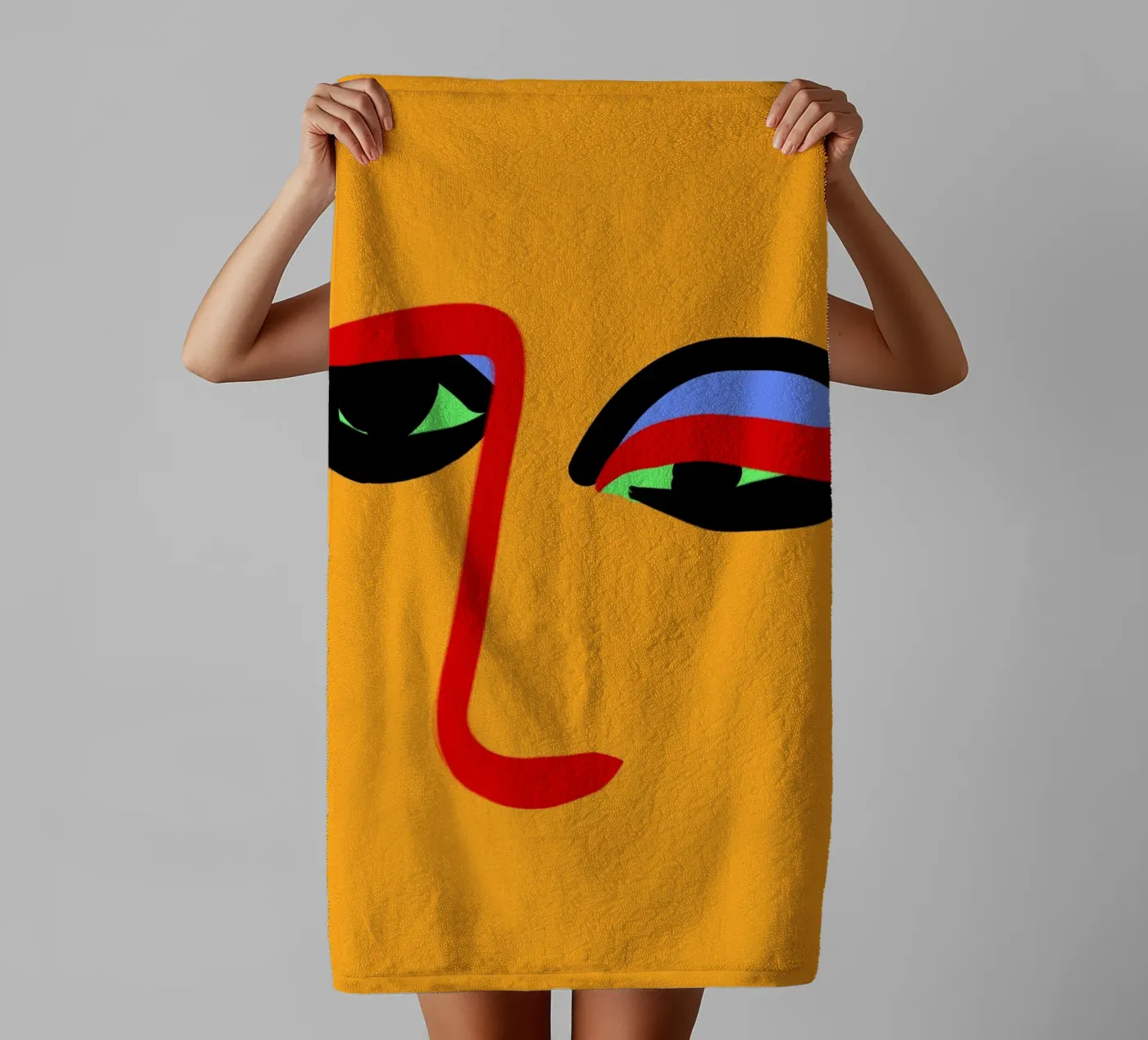 Soft Vibrations badhanddoek van Mike Leymi