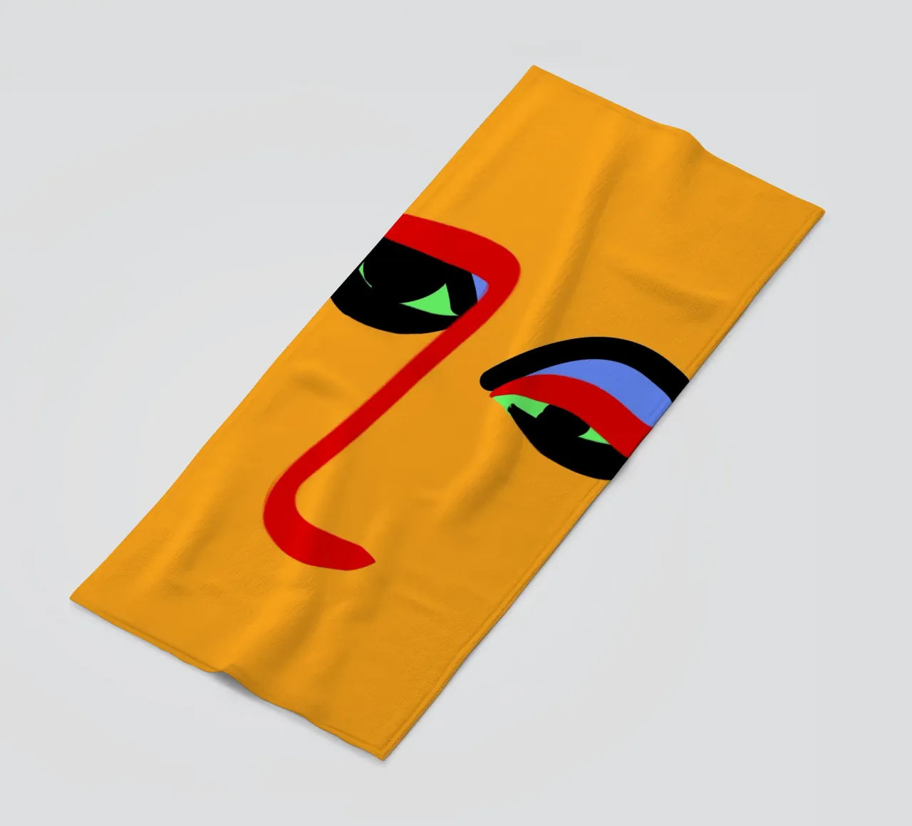 Soft Vibrations beach towel by Mike Leymi