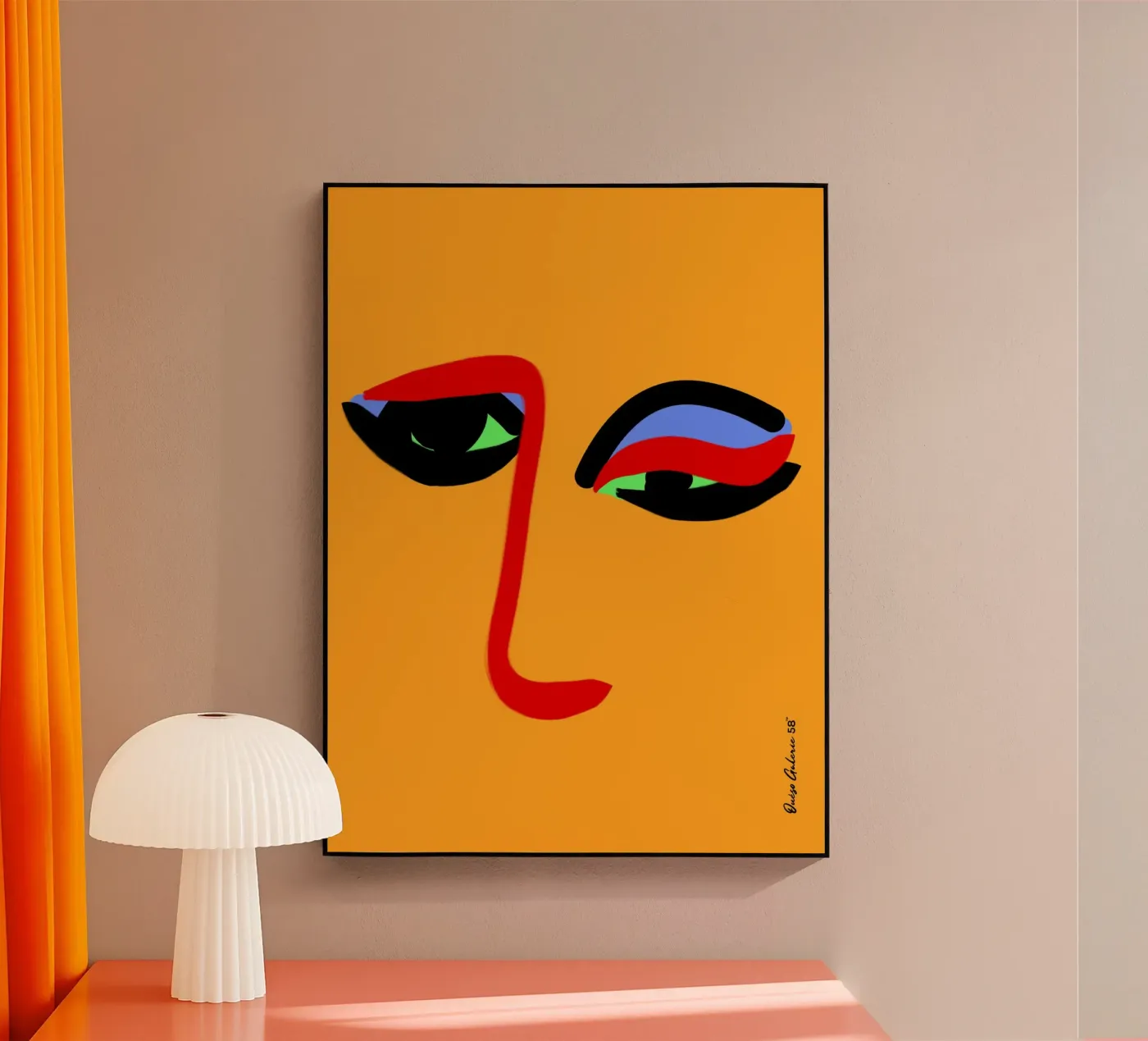 Soft Vibrations Acryl-Glas von Mike Leymi