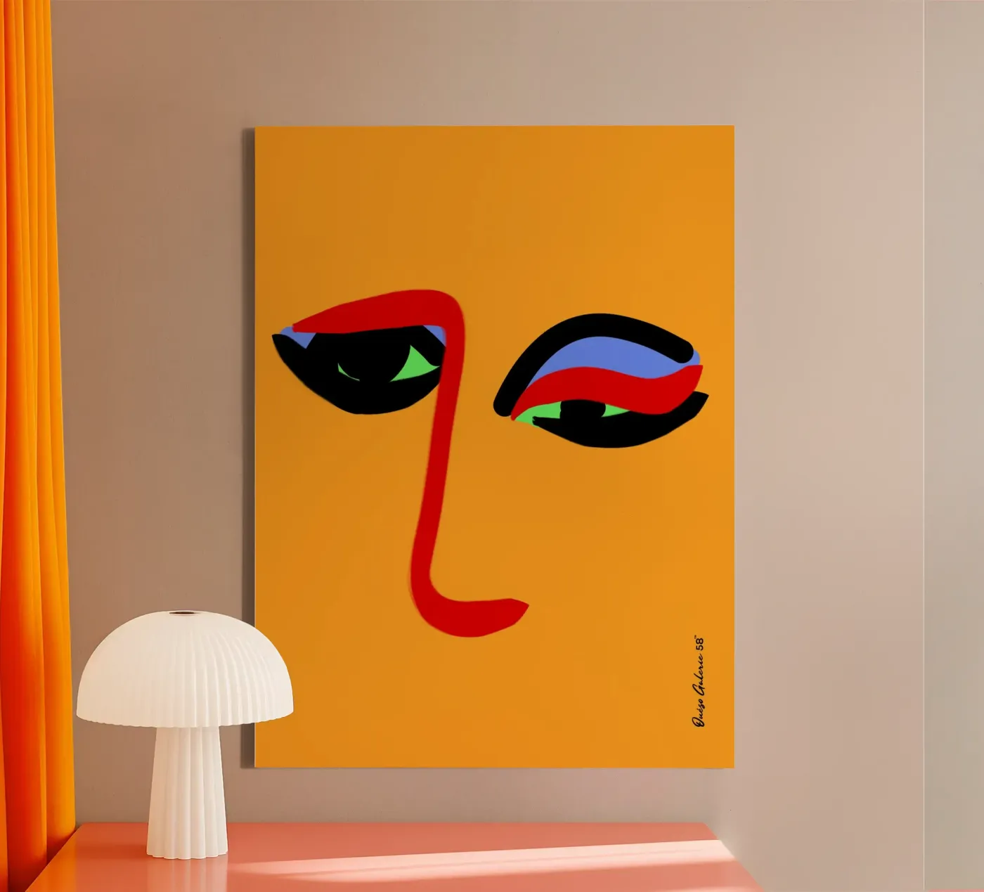 Soft Vibrations canvas van Mike Leymi