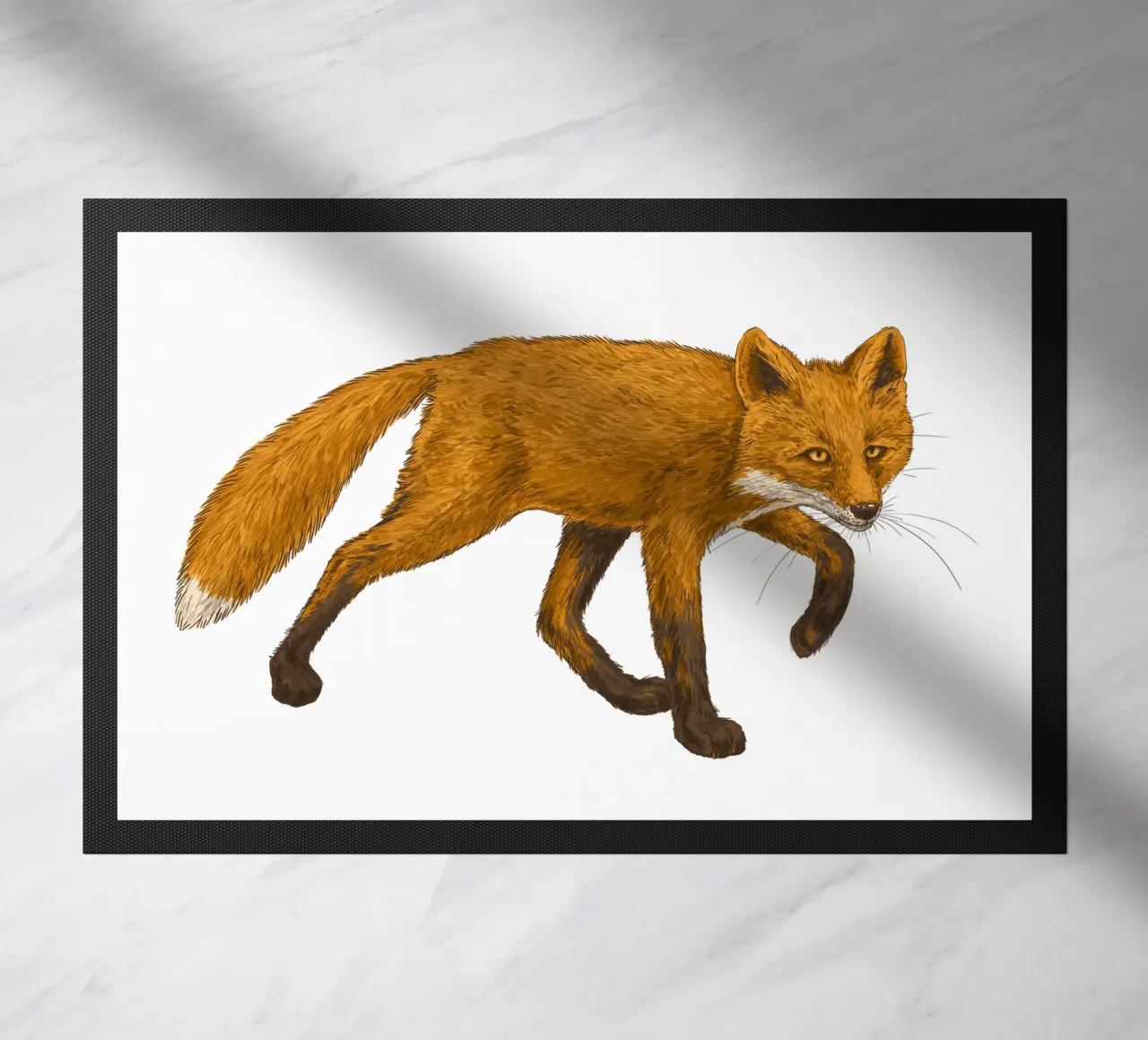 The fox doormat by Painted Nature