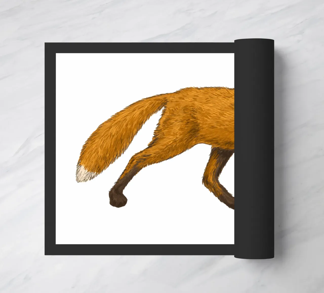 The fox doormat by Painted Nature