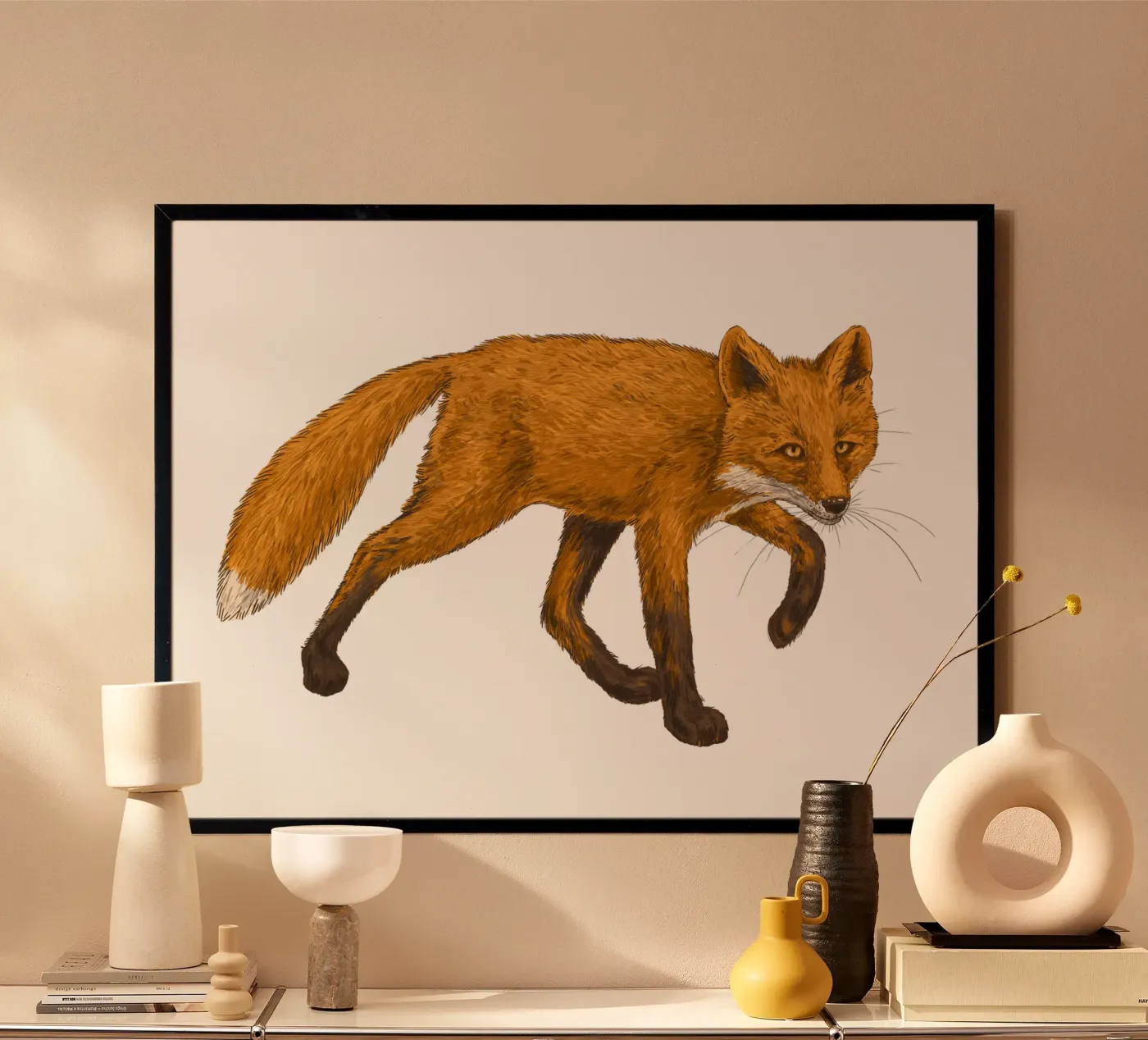The fox poster by Painted animals