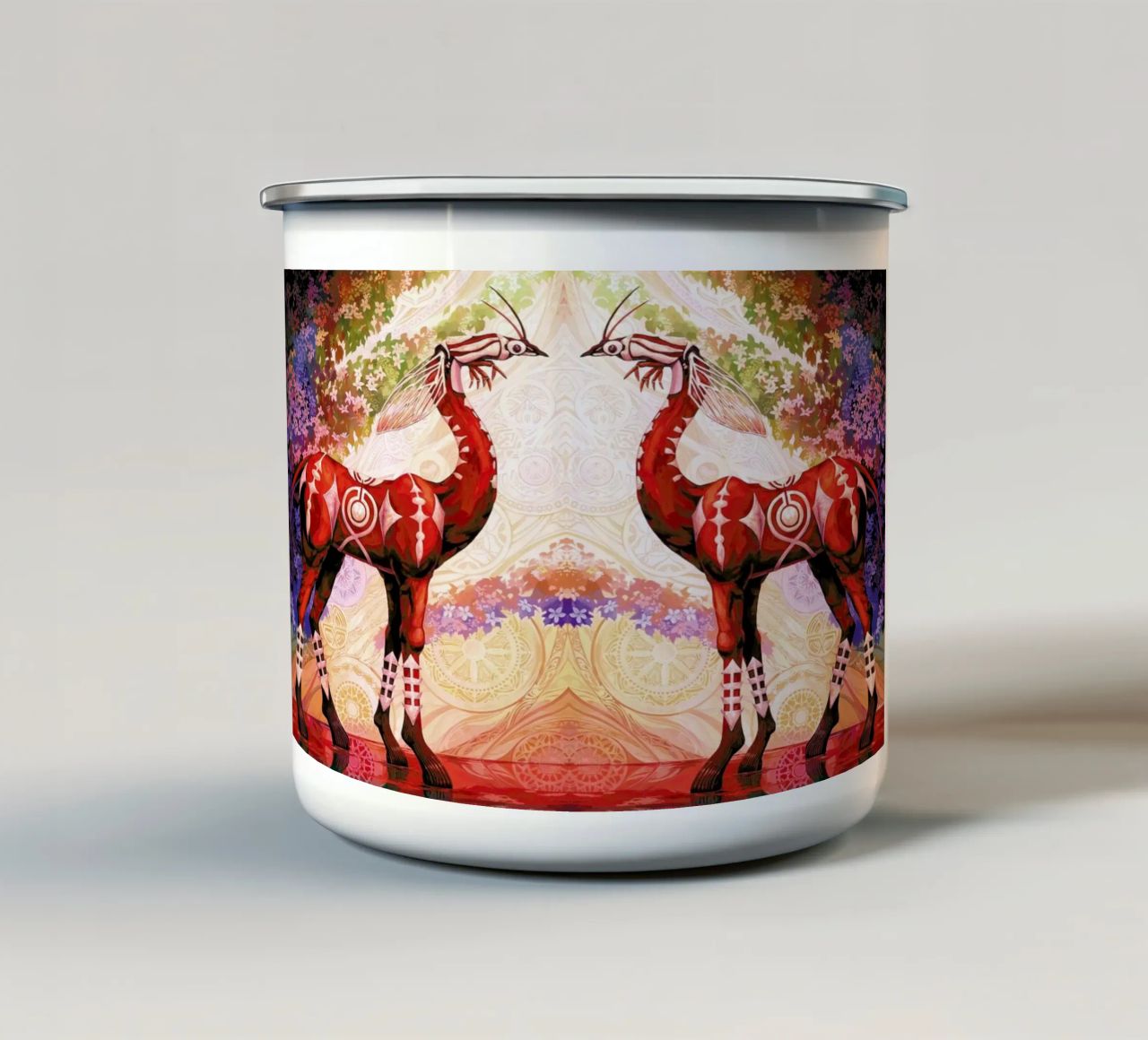 Ebima (Wizard of the Future) tazza in smalto da Naito Shinpei