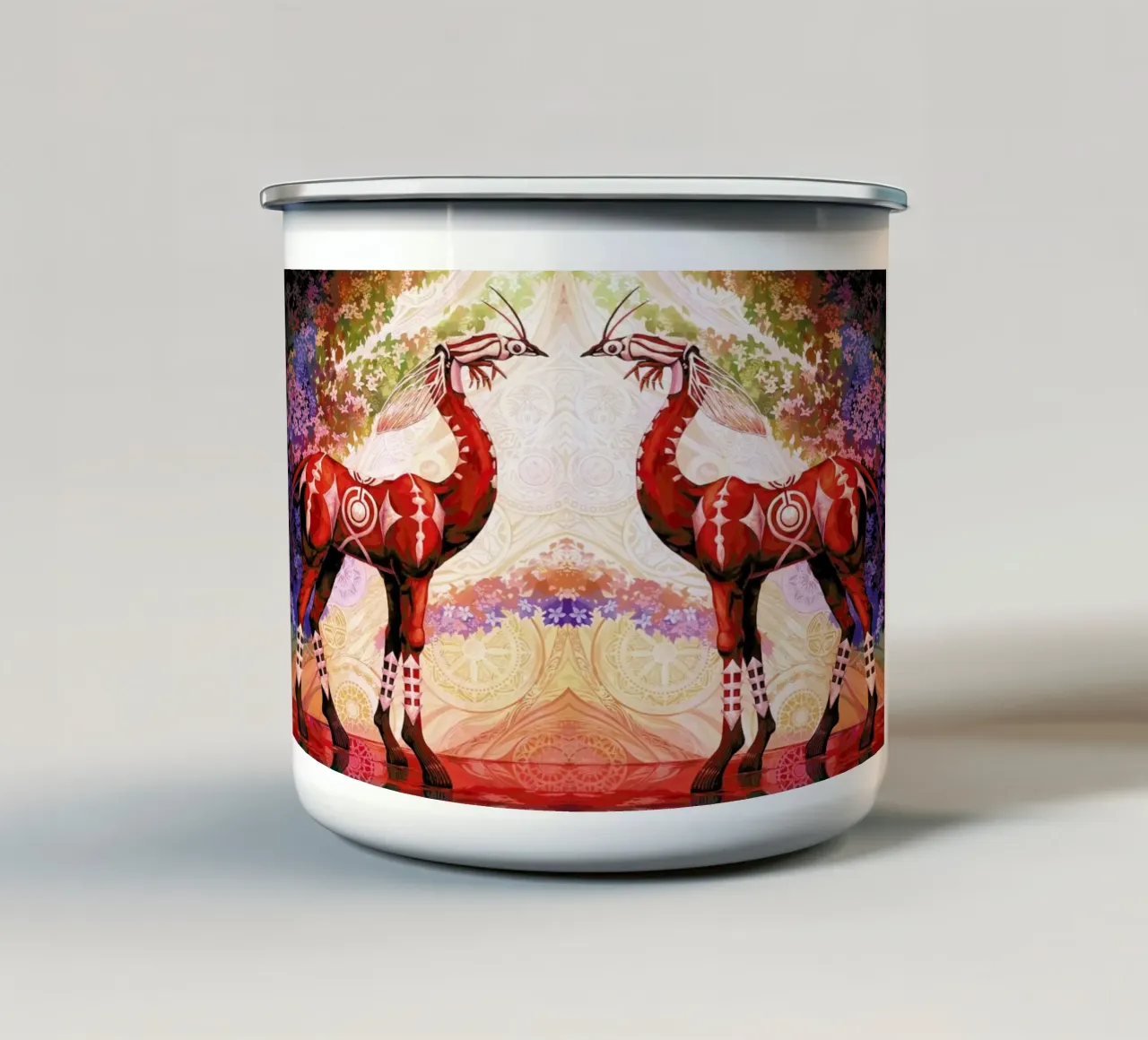 Ebima (Wizard of the Future) taza de esmalte de Naito Shinpei
