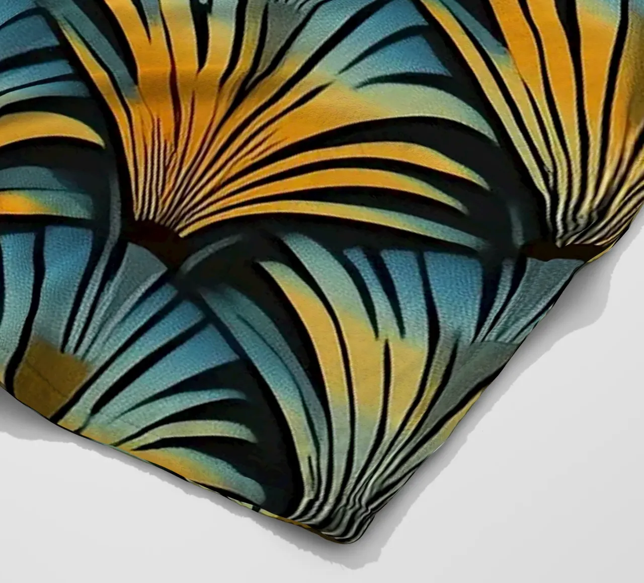 Art déco "Reflections of Radiance" (Riflessi di luce) coperta in pile da Nikis Art Studio