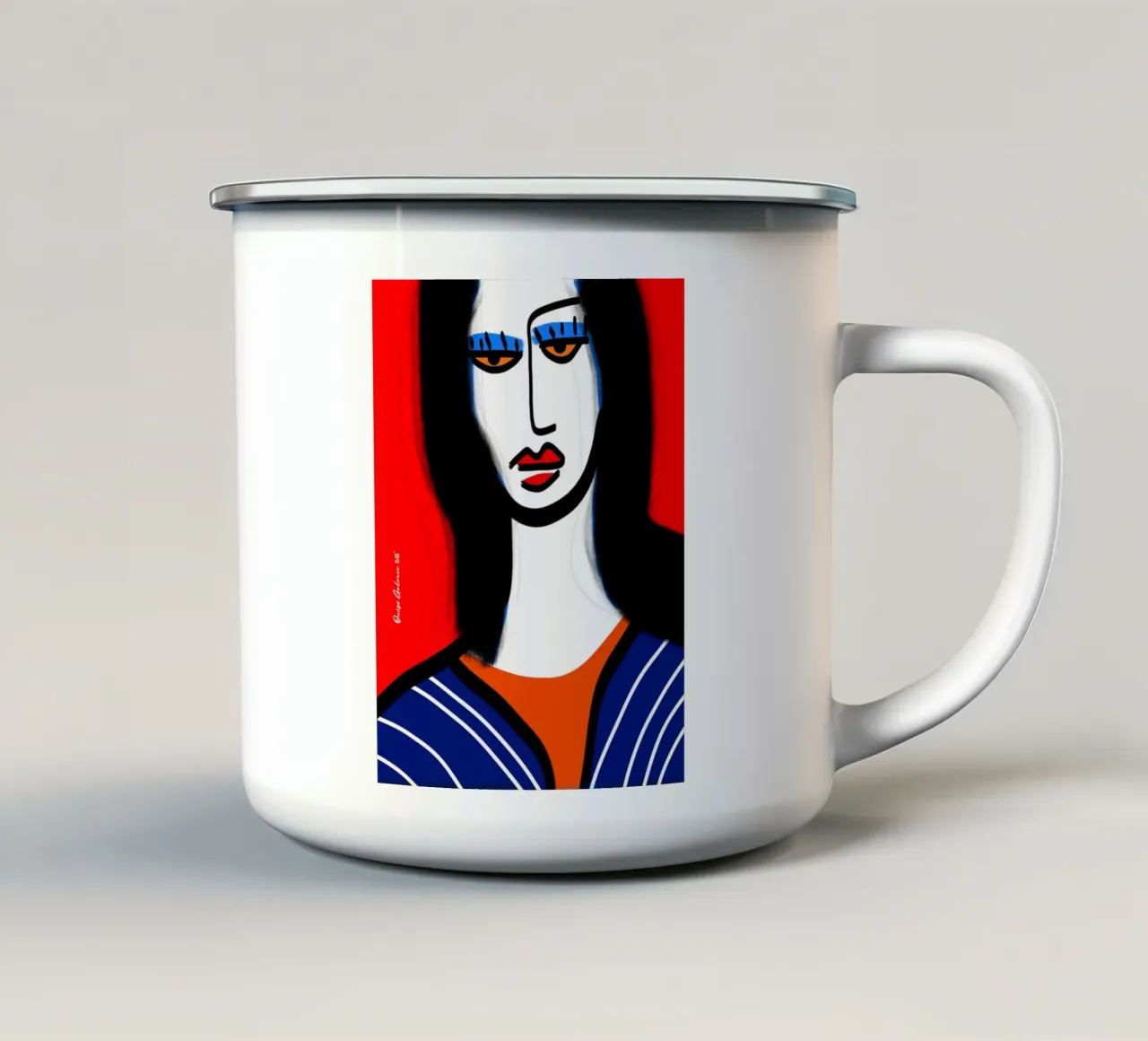 Timeless Color tazza in smalto da Mike Leymi