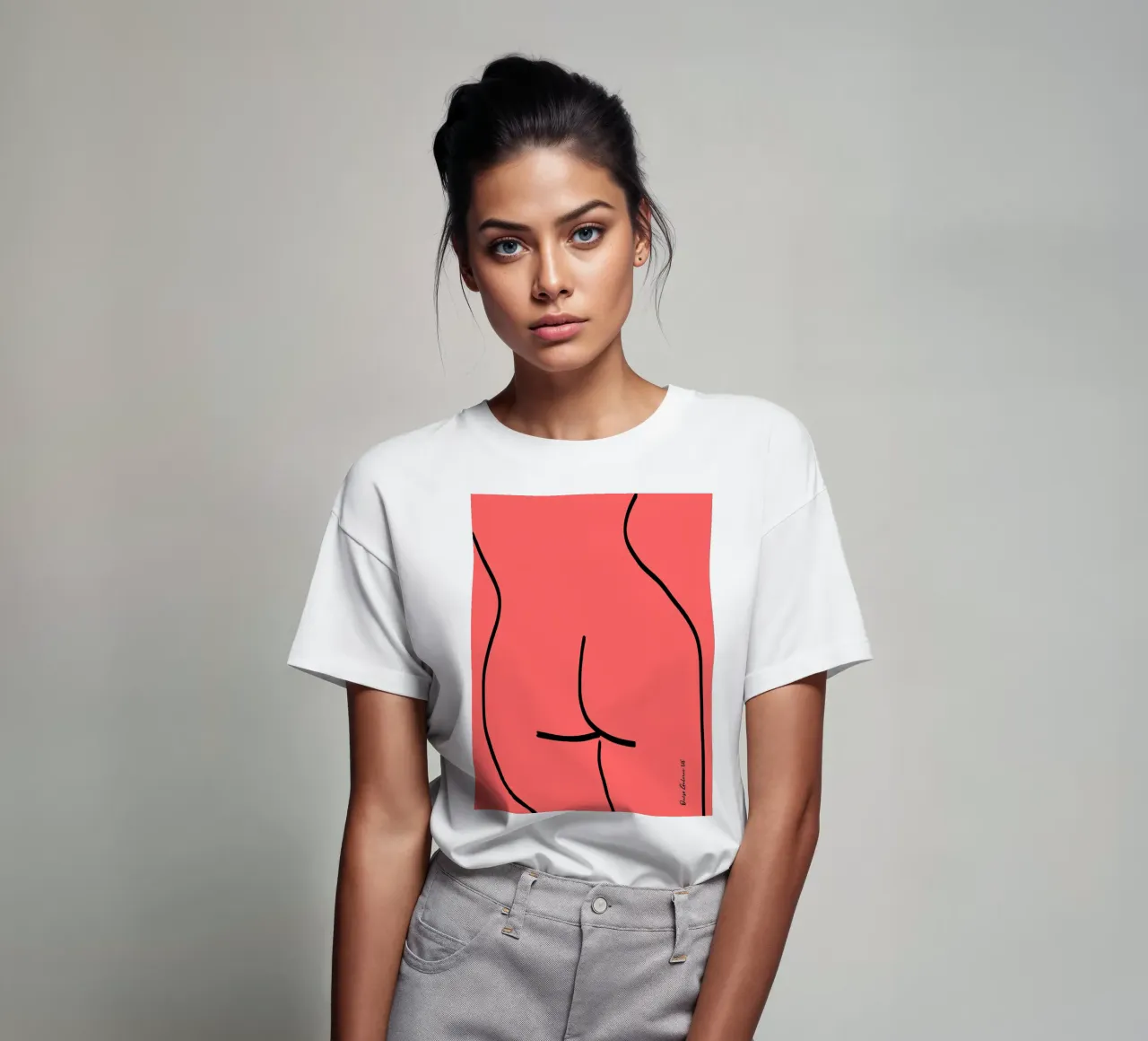 Echo of Shapes t-shirt da Mike Leymi