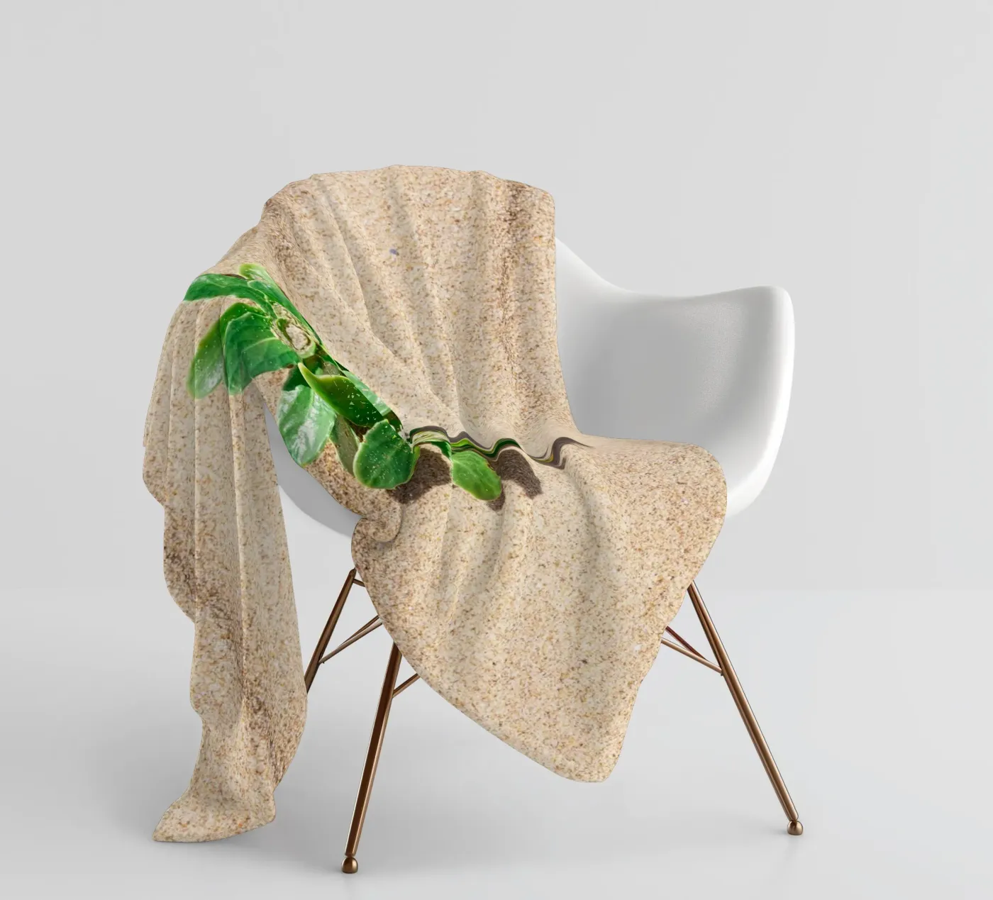 Beachly Fleecedecke von rafael campezato