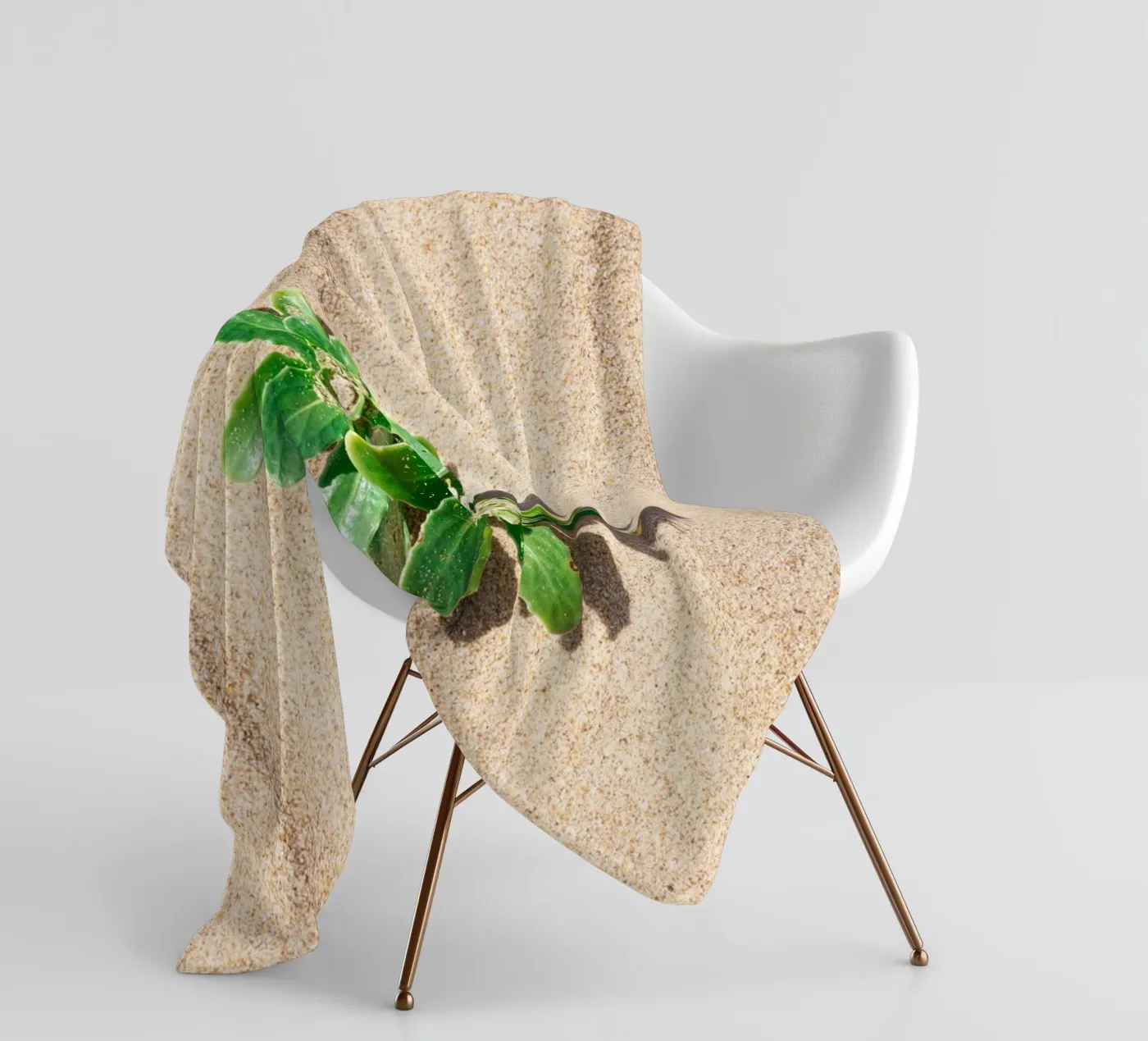 Beachly Fleecedecke von rafael campezato