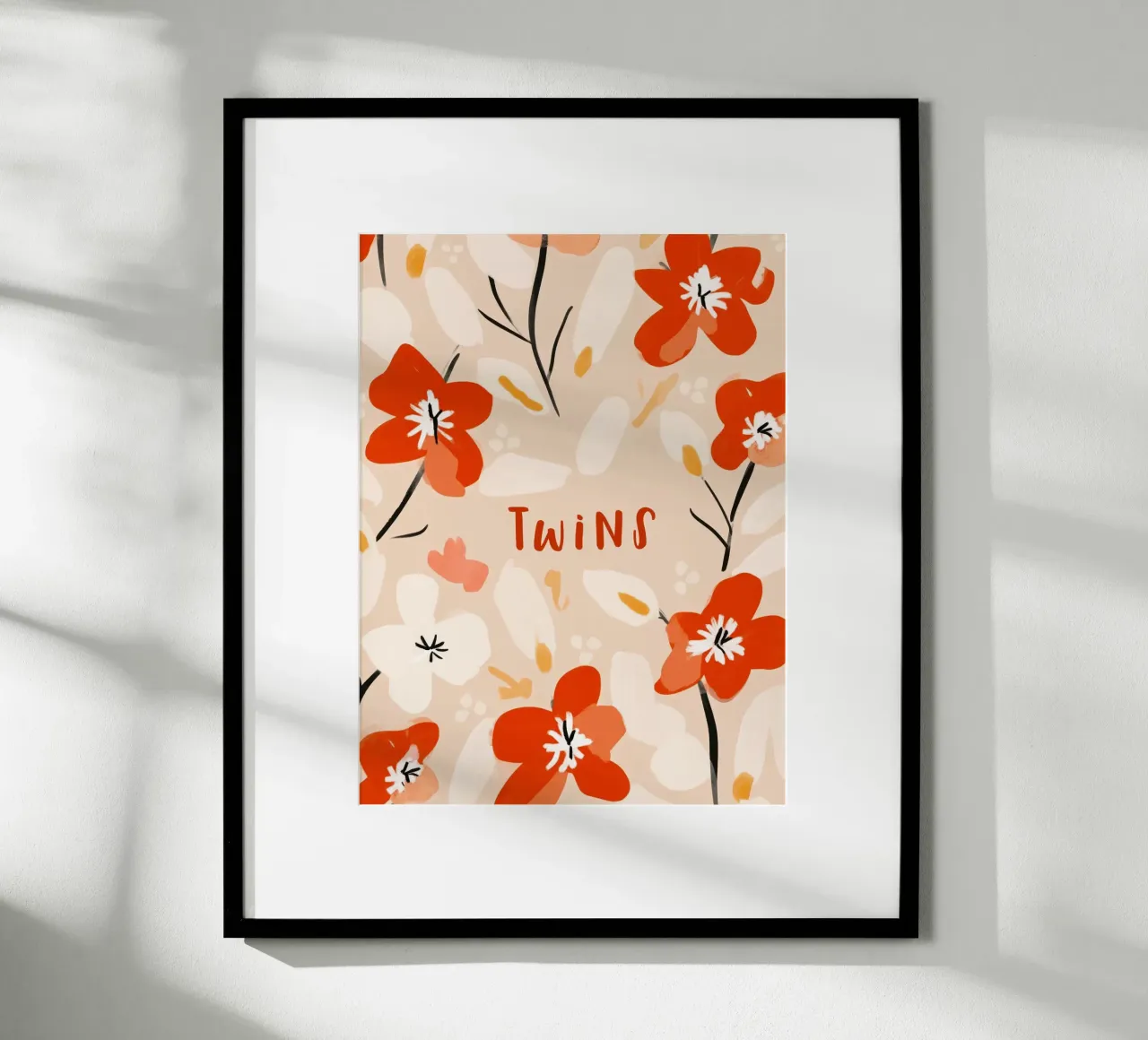 Twins (Red text) poster da treechild