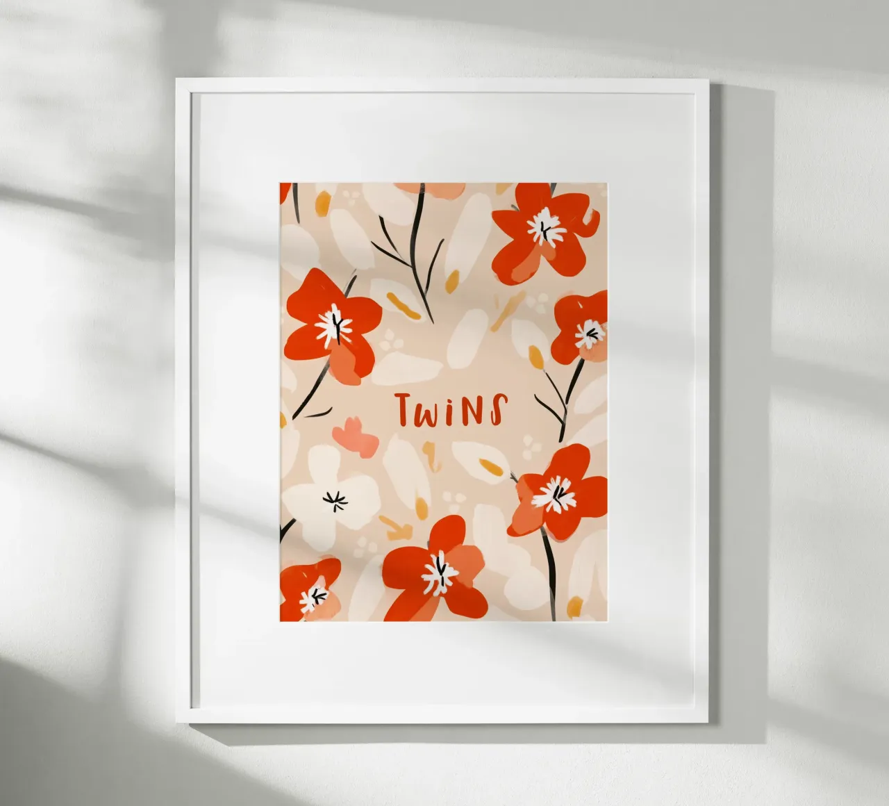 Twins (Red text) poster da treechild