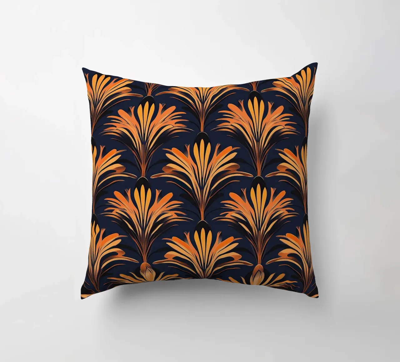 Art Deco "Shimmering Deco Dreams" cuscino da Nikis Art Studio
