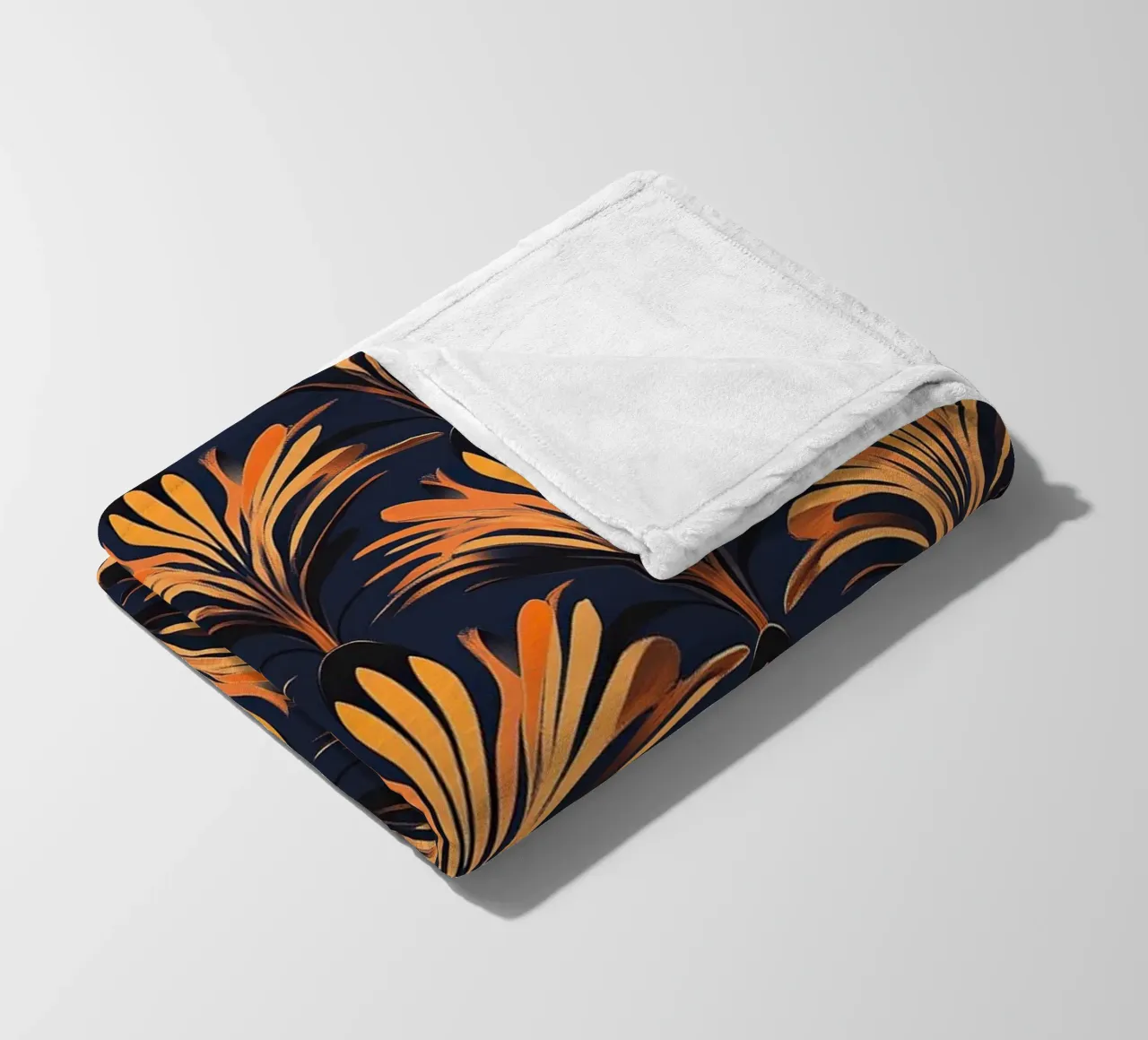 Art Deco "Shimmering Deco Dreams" coperta in pile da Nikis Art Studio