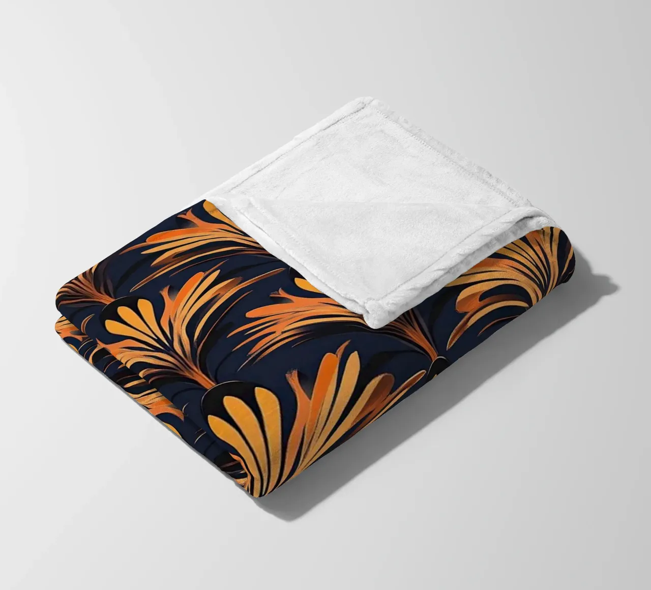 Art Deco "Shimmering Deco Dreams" coperta in pile da Nikis Art Studio