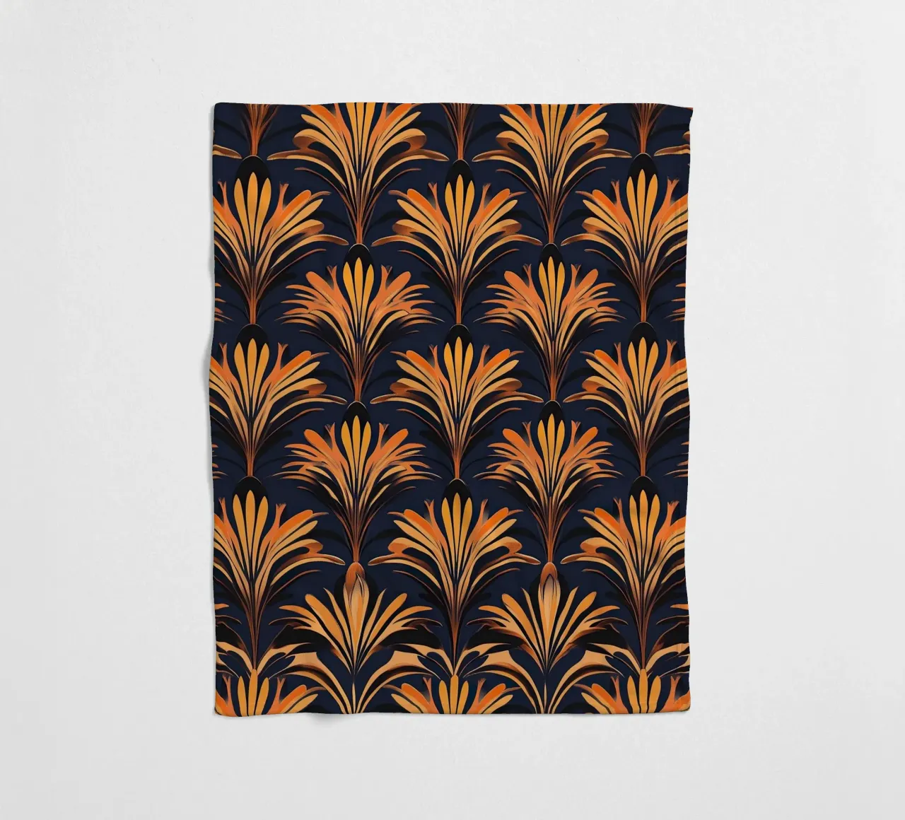 Art Deco "Shimmering Deco Dreams" coperta in pile da Nikis Art Studio