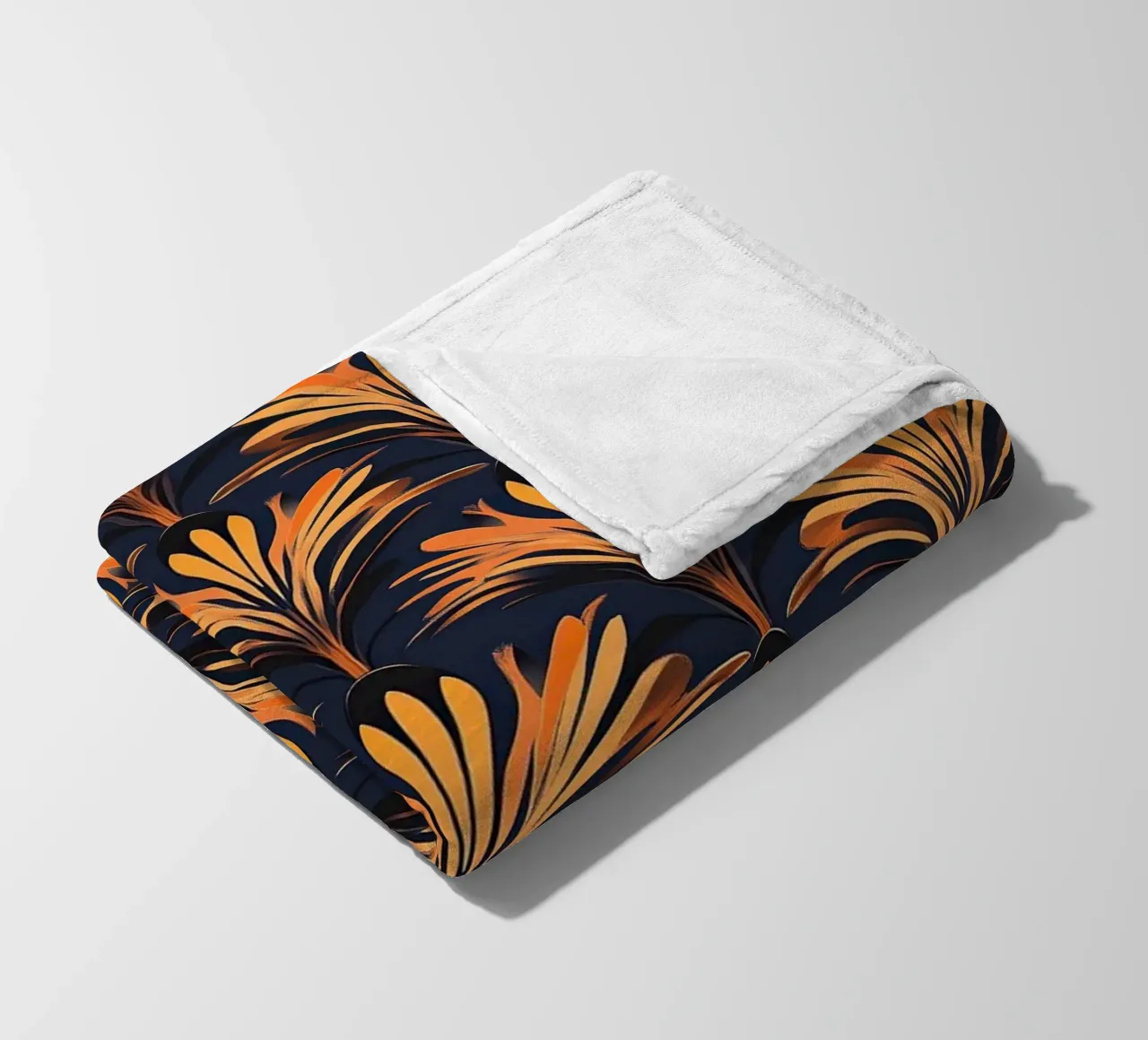 Art Deco "Shimmering Deco Dreams" coperta in pile da Nikis Art Studio
