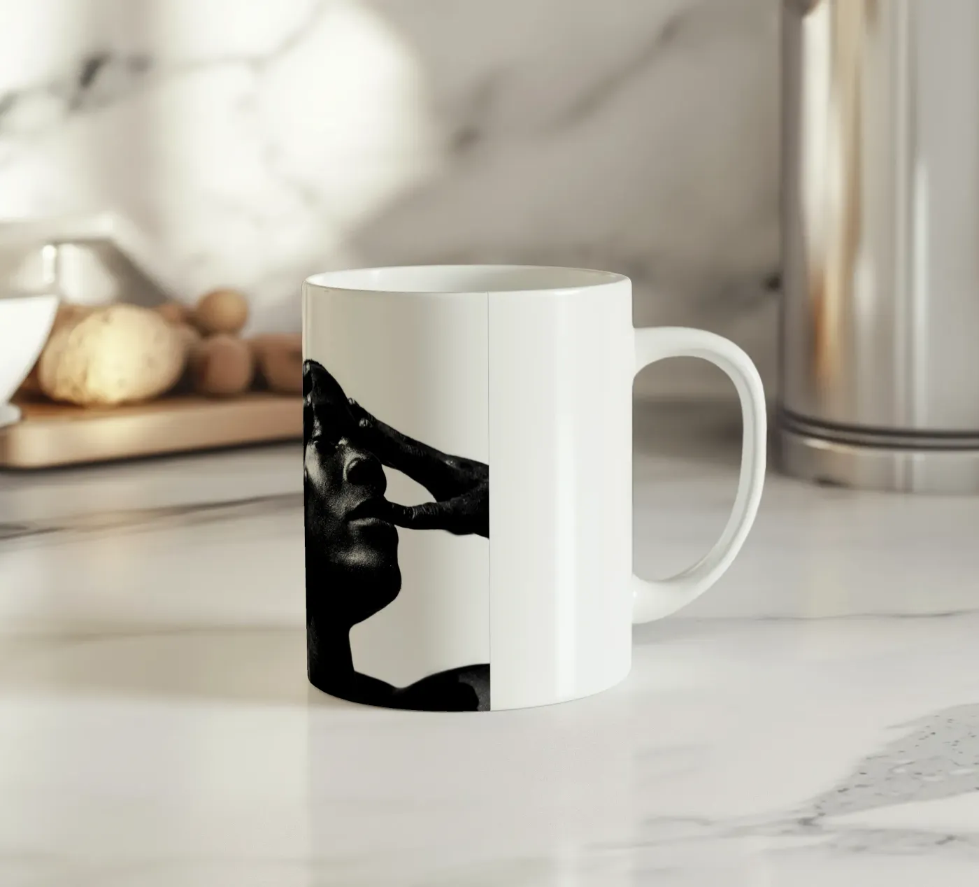 Afro Bloom ceramic mug by Mathudace Créas