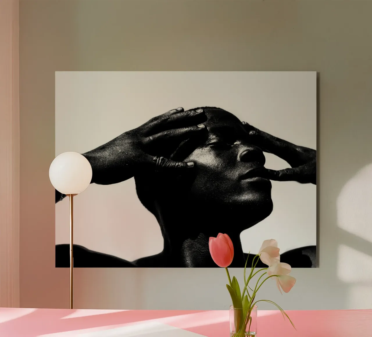 Afro Bloom alluminio dibond da Mathudace Créas