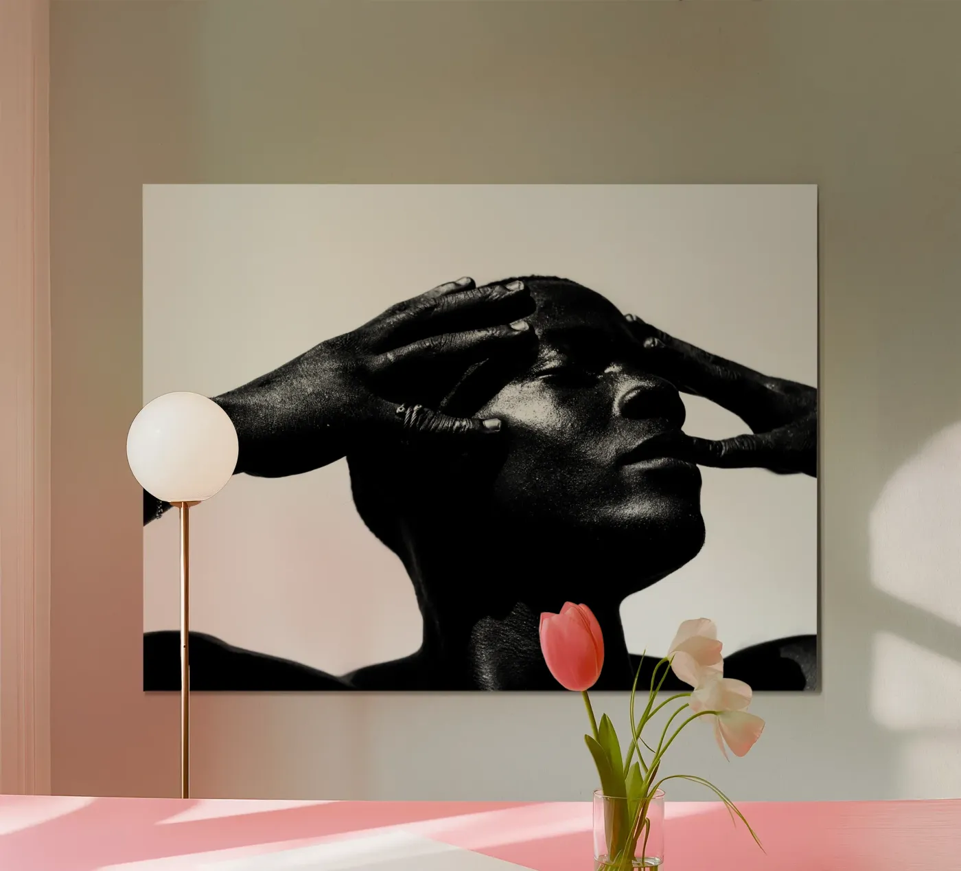 Afro Bloom poster van Mathudace Créas