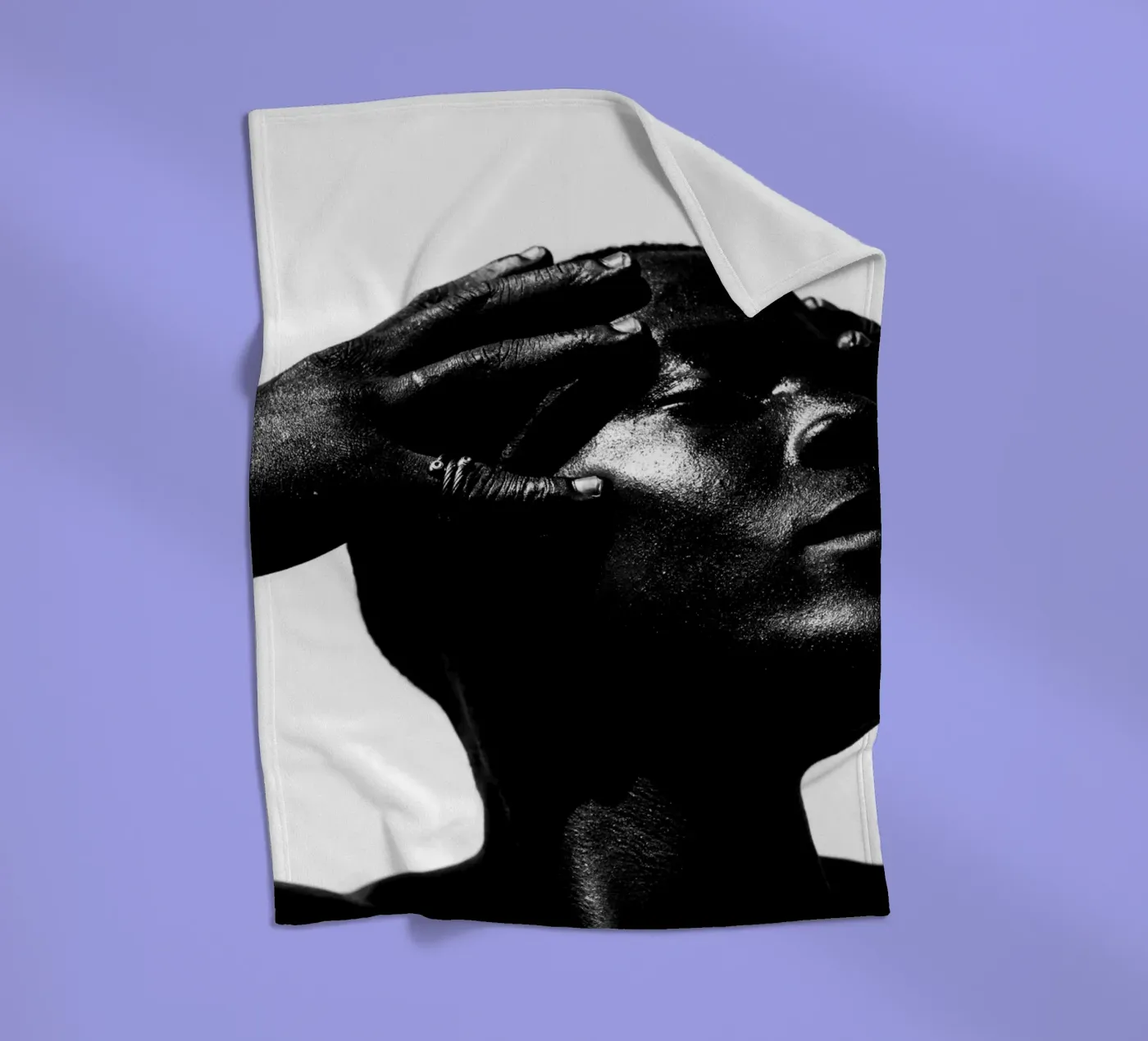 Afro Bloom fleecedeken van Mathudace Créas