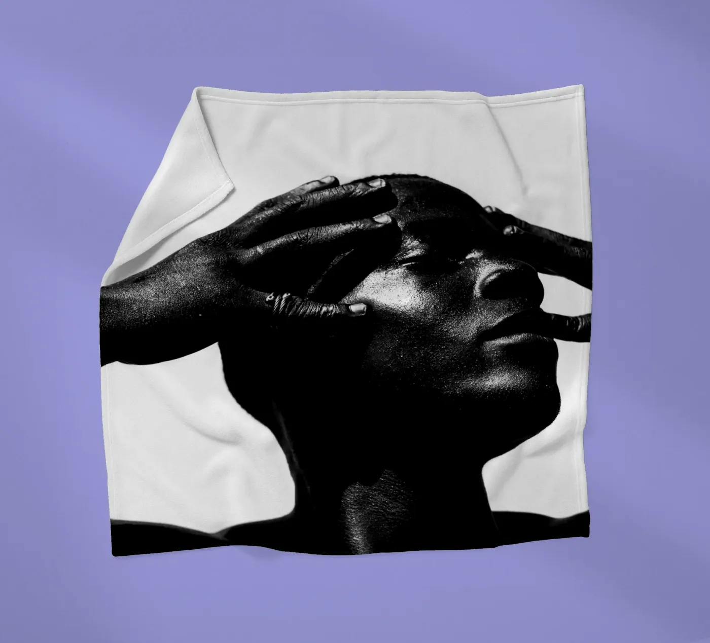 Afro Bloom fleecedeken van Mathudace Créas