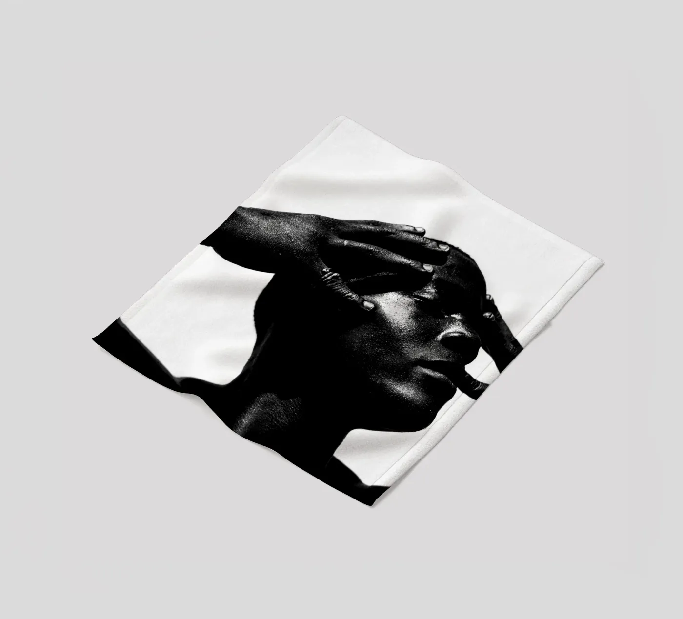 Afro Bloom fleecedeken van Mathudace Créas