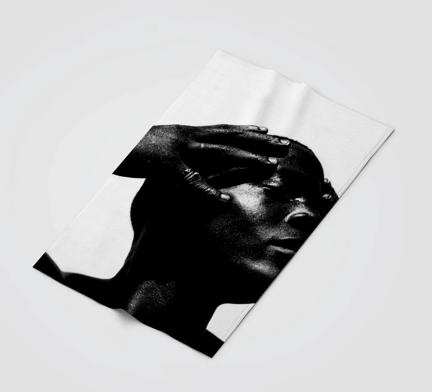 Afro Bloom fleecedeken van Mathudace Créas