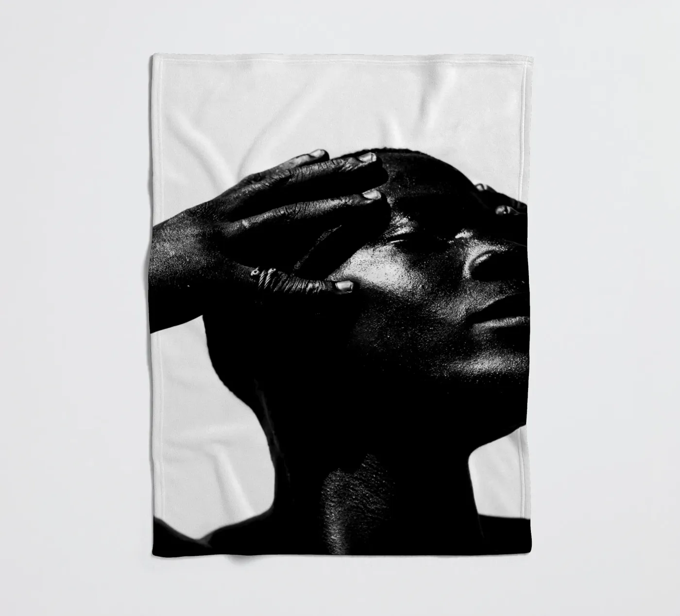 Afro Bloom fleecedeken van Mathudace Créas