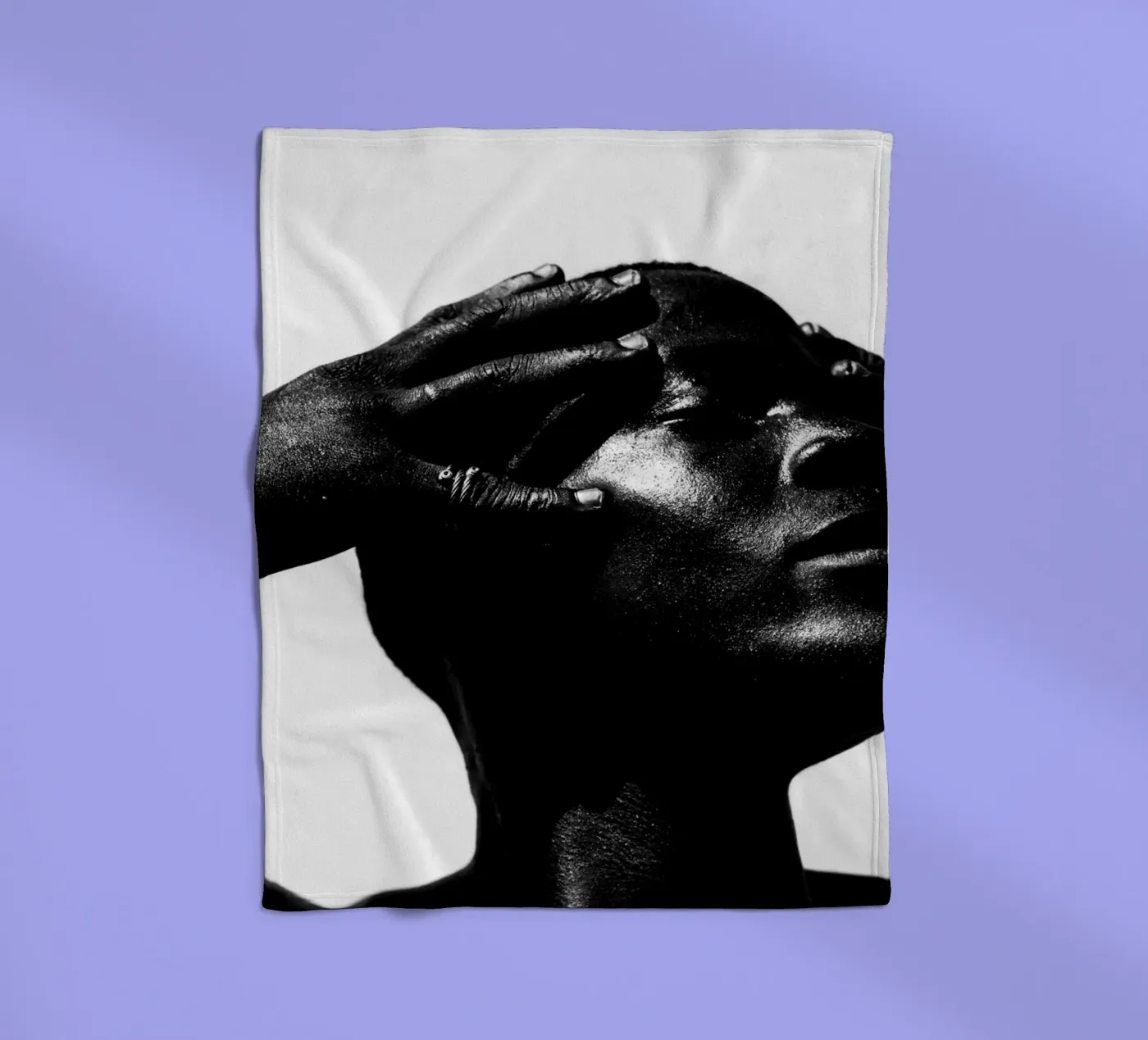 Afro Bloom fleecedeken van Mathudace Créas