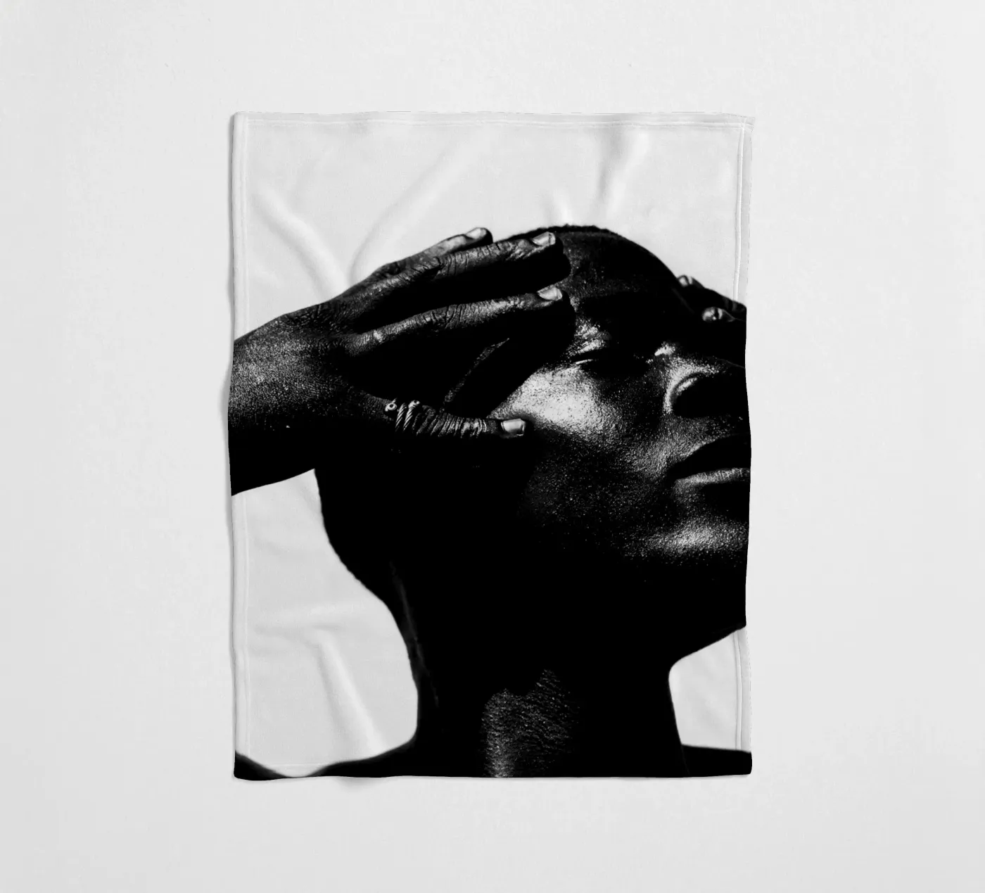 Afro Bloom fleecedeken van Mathudace Créas