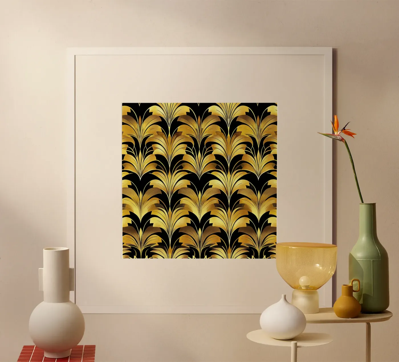 Art déco poster van Nikis Art Studio