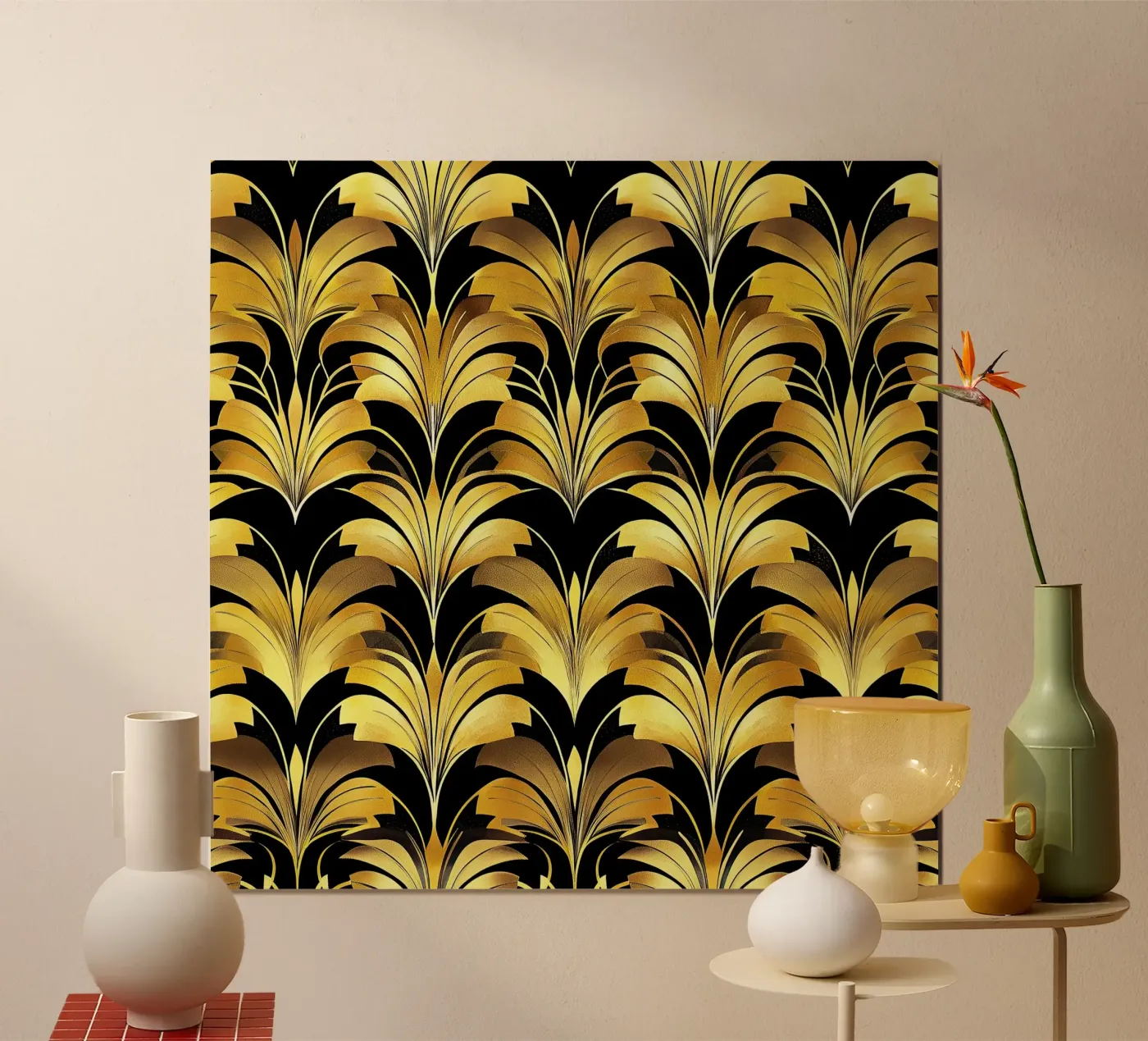 Art déco poster van Nikis Art Studio
