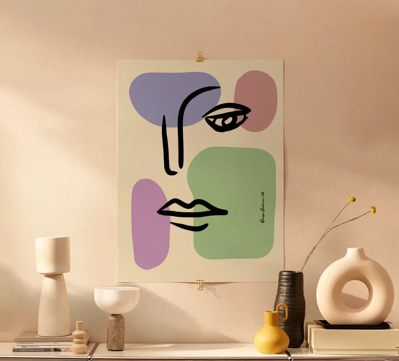 Floating Worlds poster van Mike Leymi