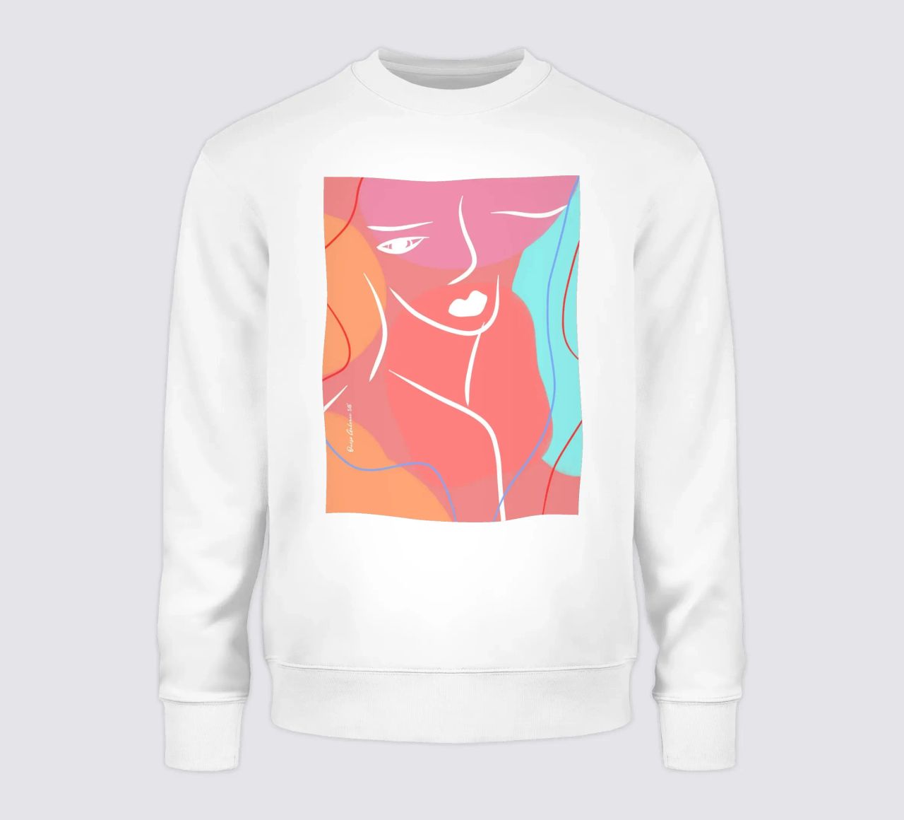 Vivid Layers sudadera de Mike Leymi