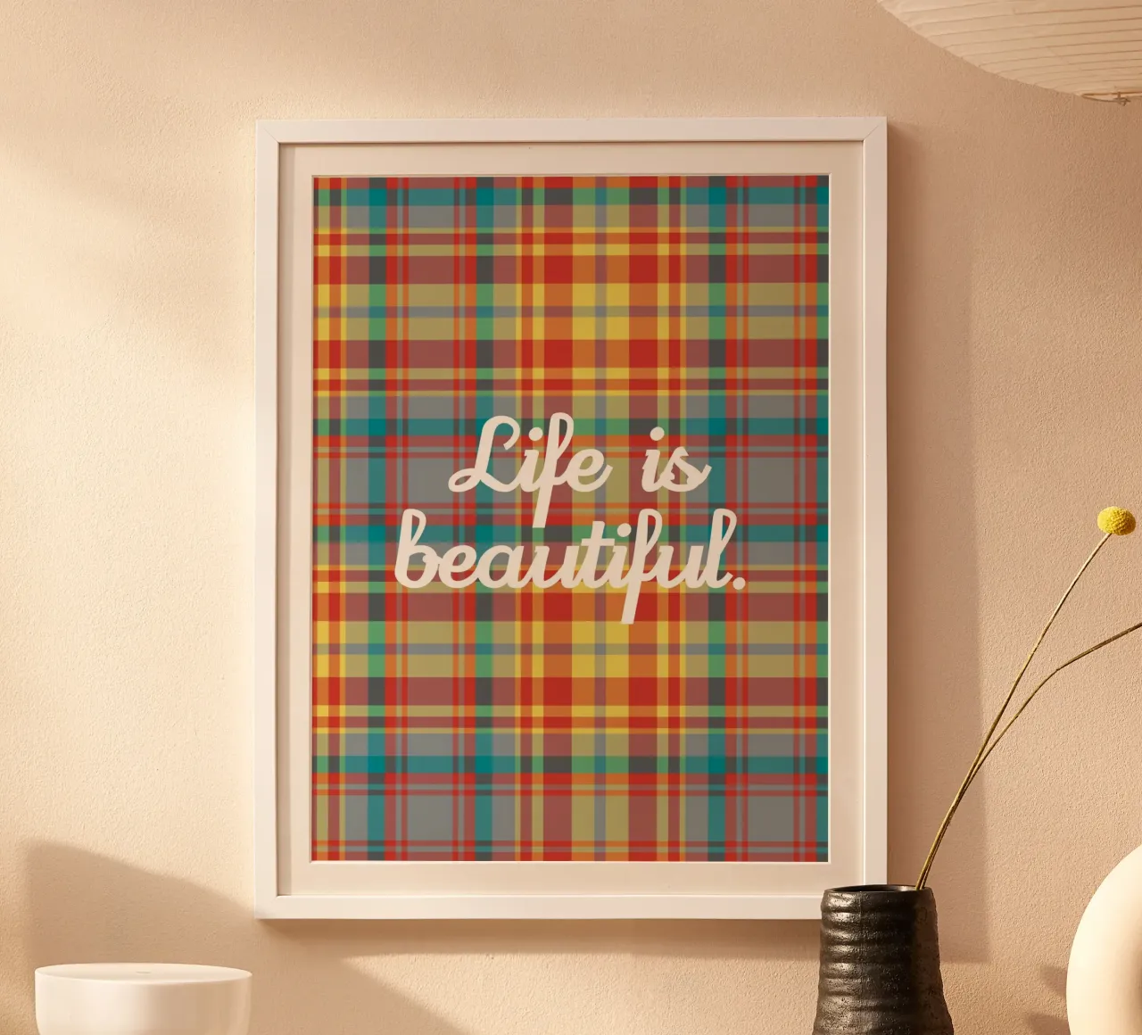 Life is beautiful carta hahnemühle da Mathudace Créas