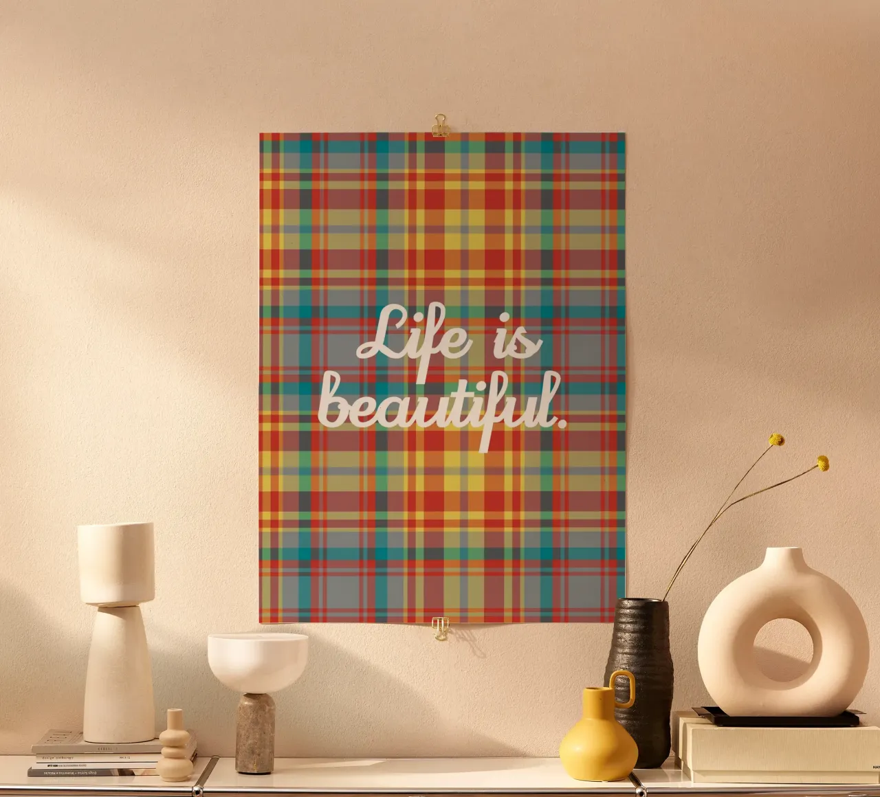 Life is beautiful carta hahnemühle da Mathudace Créas