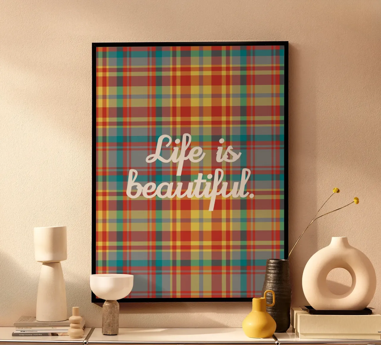 Life is beautiful carta hahnemühle da Mathudace Créas