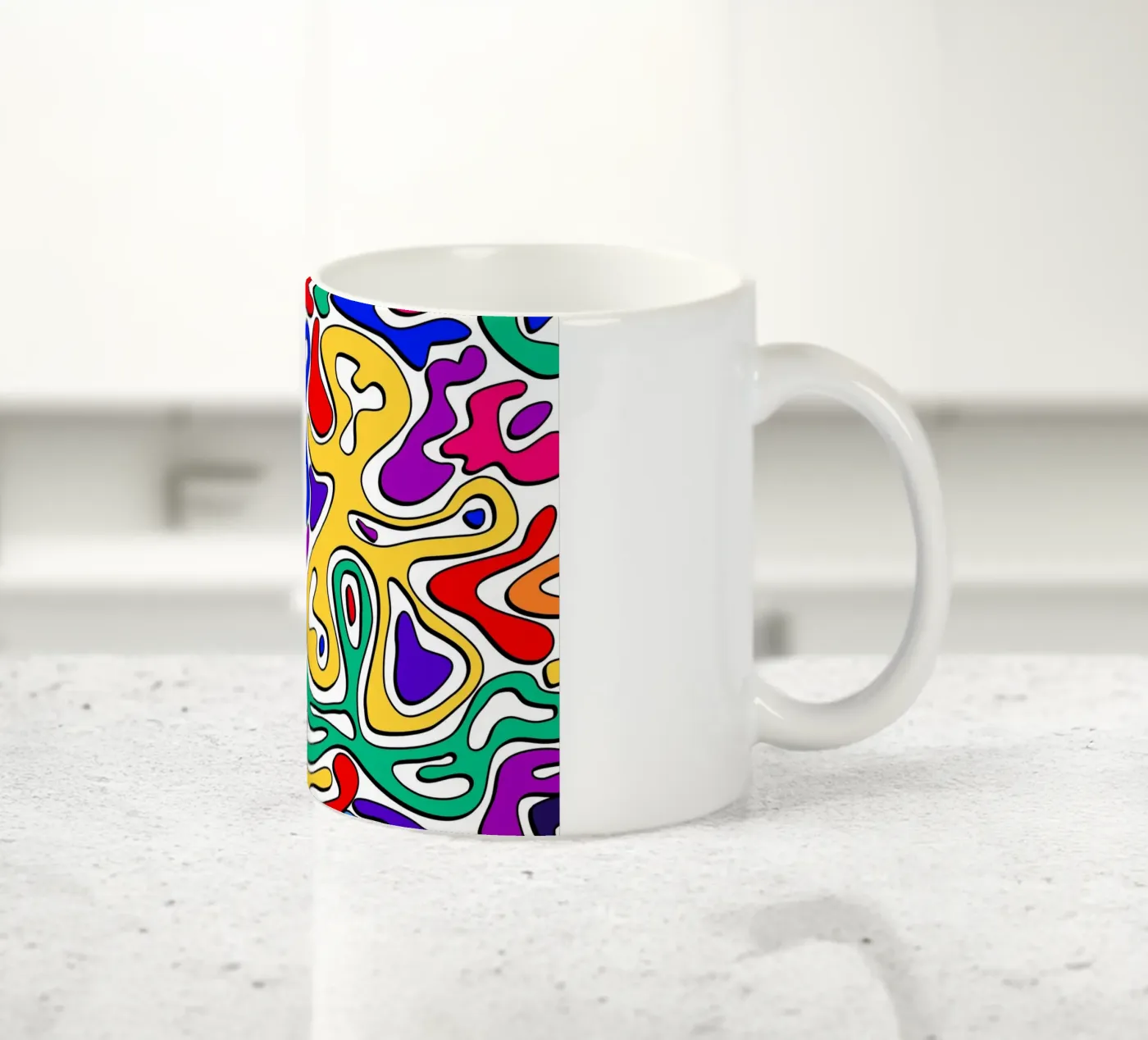 colors ceramic mug by lookingforsunrays
