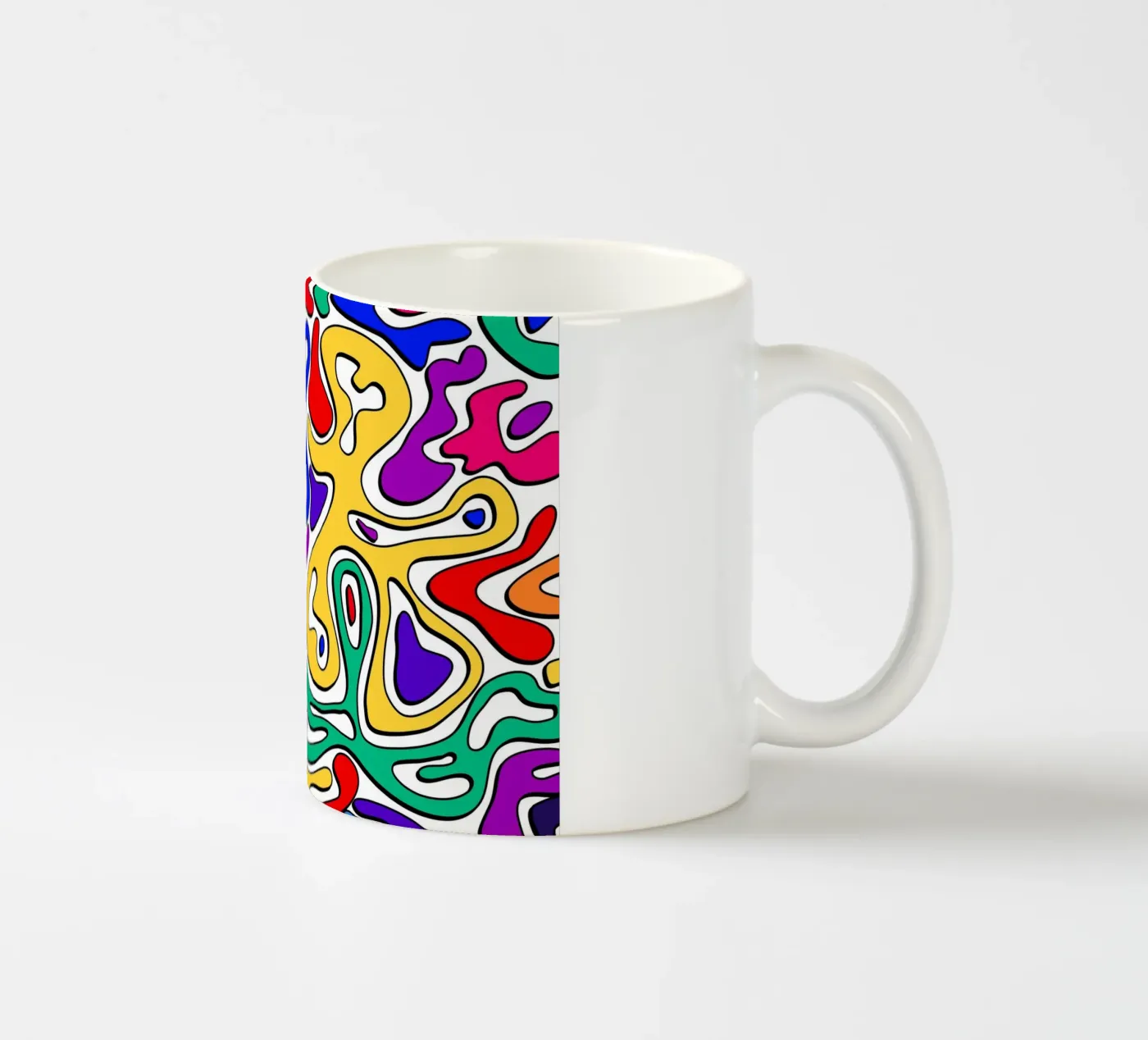 colors ceramic mug by lookingforsunrays