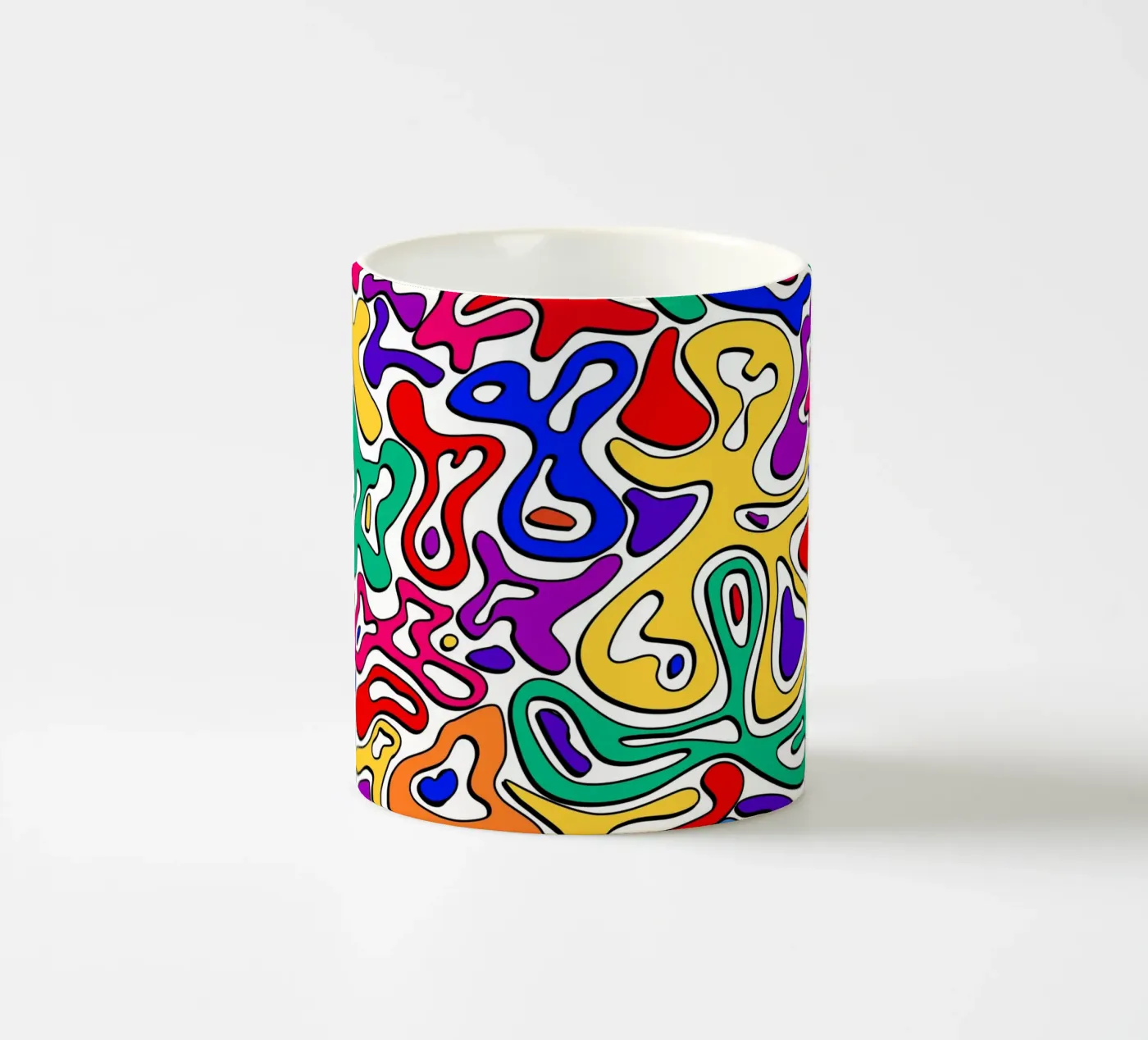 colors ceramic mug by lookingforsunrays