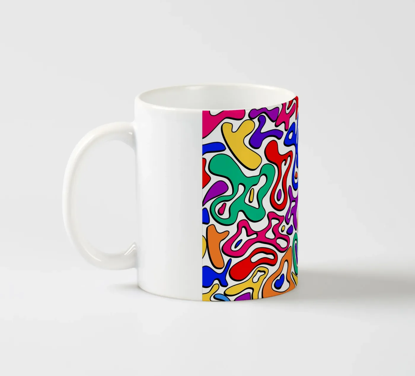 colors ceramic mug by lookingforsunrays