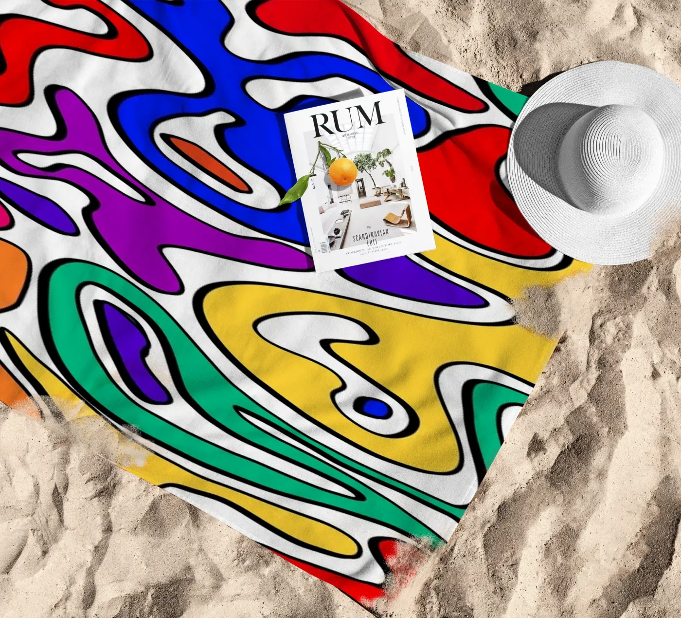 colors strandhanddoek van lookingforsunrays