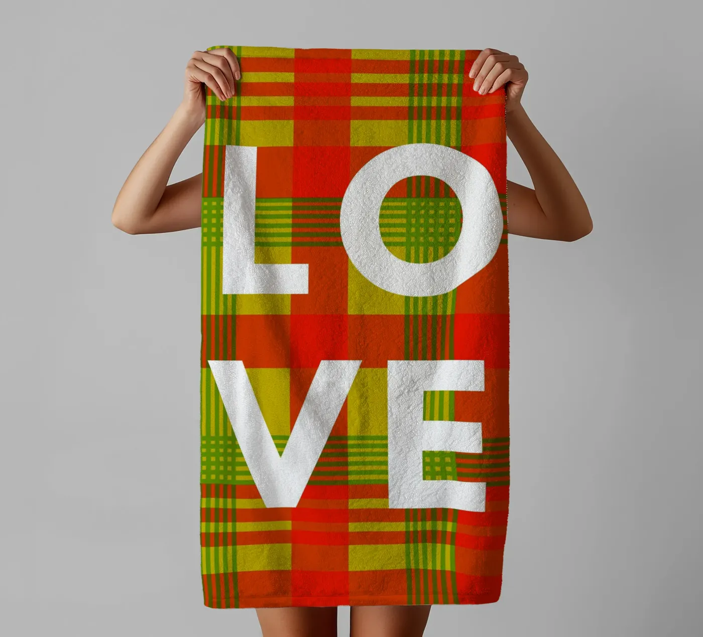 Love towel by Mathudace Créas