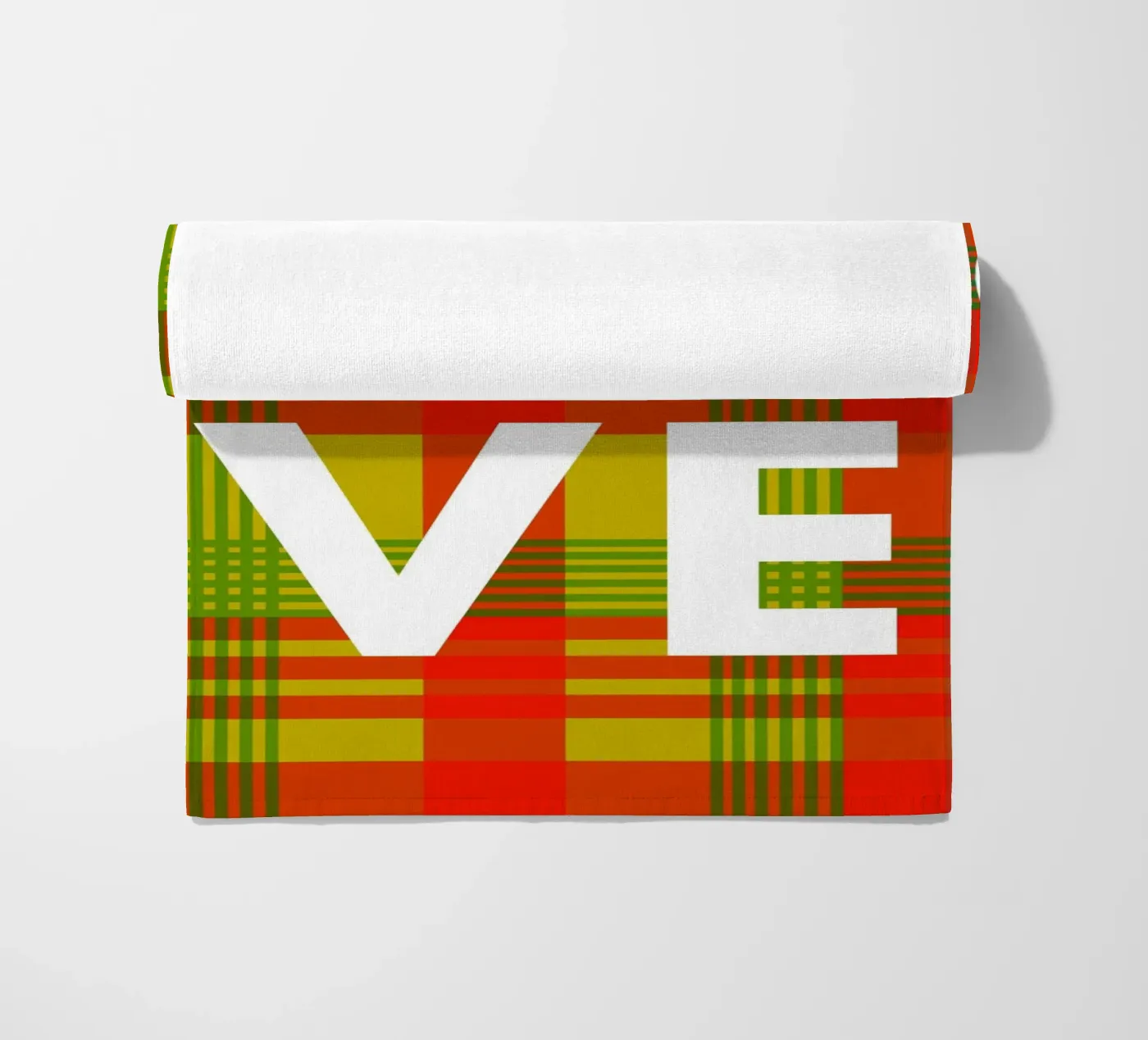 Love beach towel by Mathudace Créas