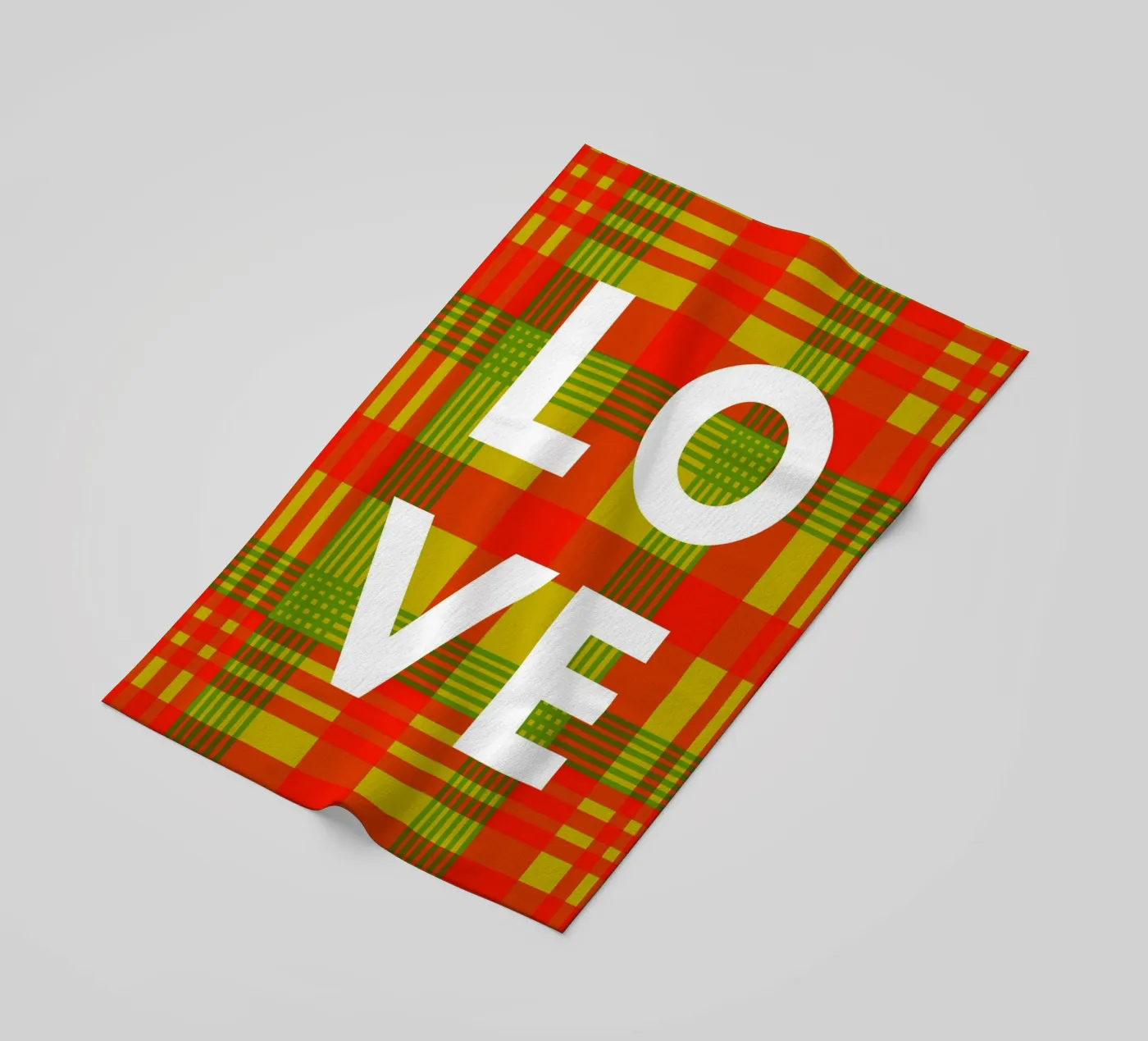 Love beach towel by Mathudace Créas
