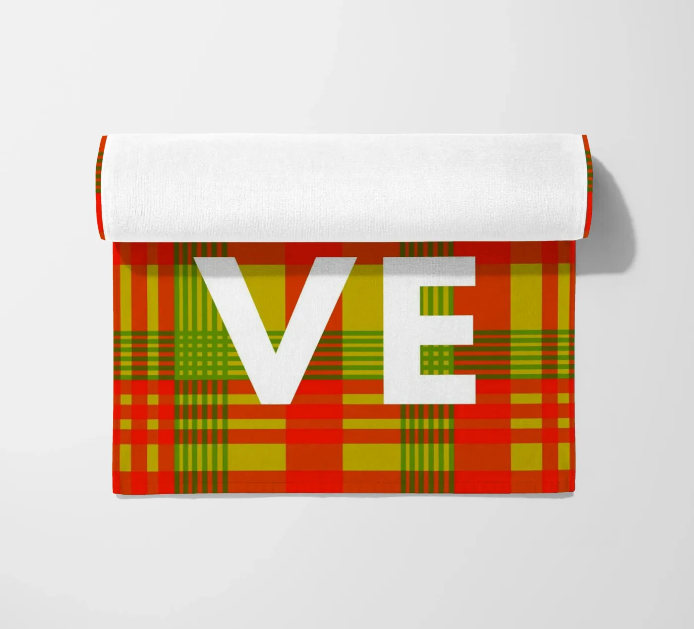 Love beach towel by Mathudace Créas