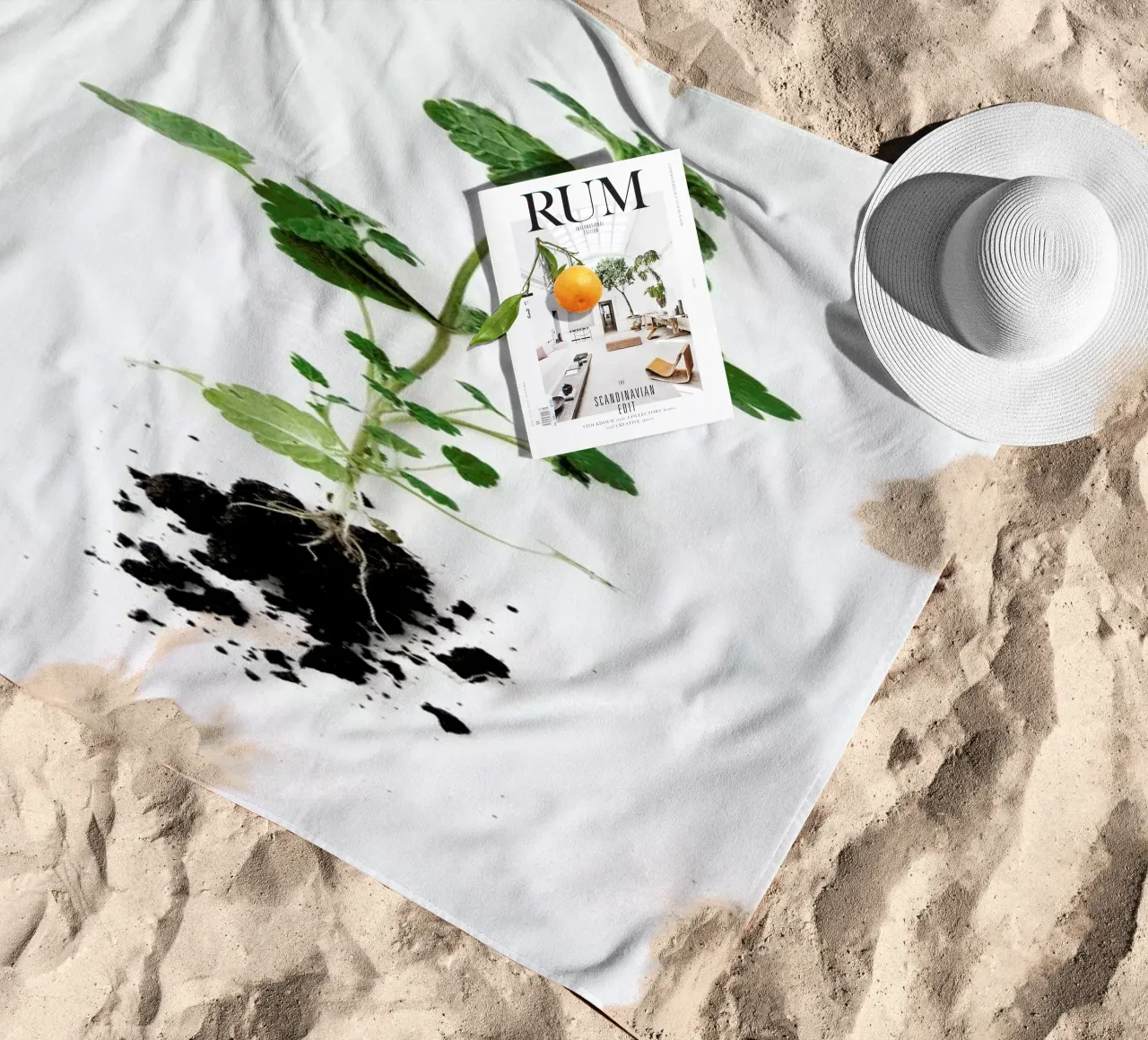 Root strandhanddoek van Miles of Light